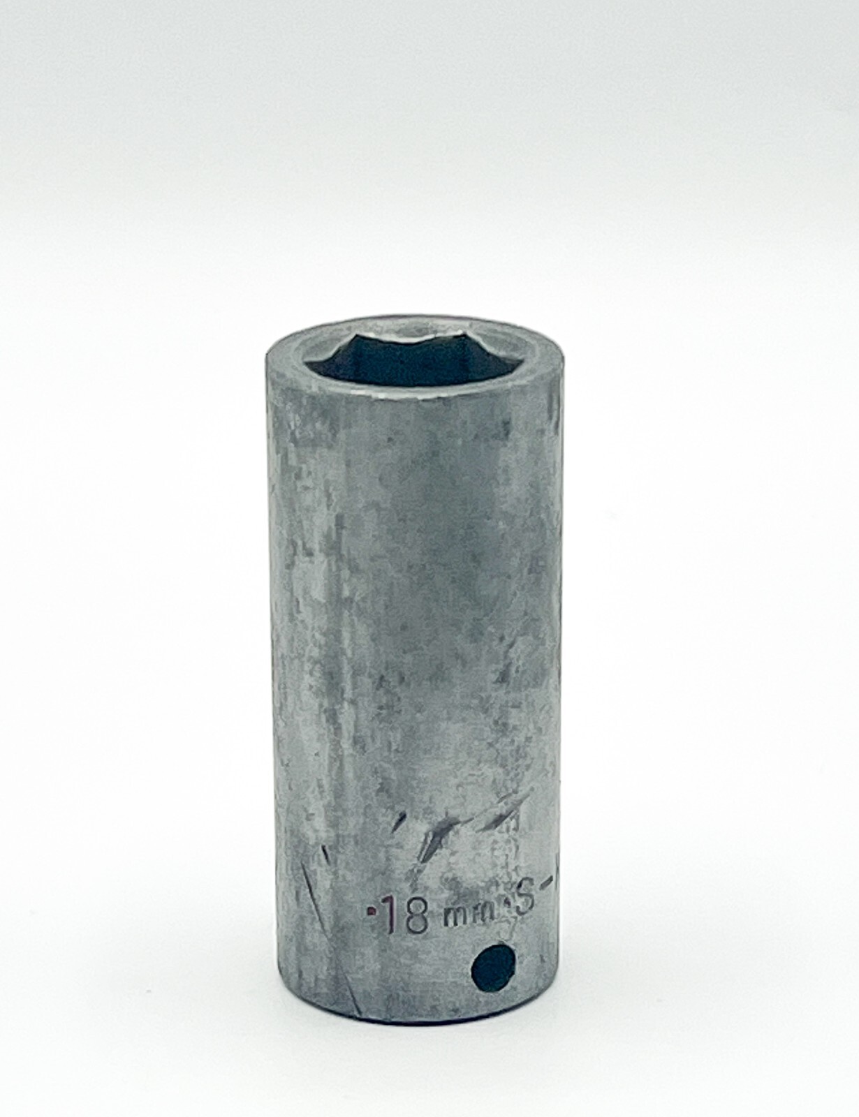 SK ProTools 3/8″ Drive, 6-Point Metric 18mm Deep Impact Socket #8938 – USA