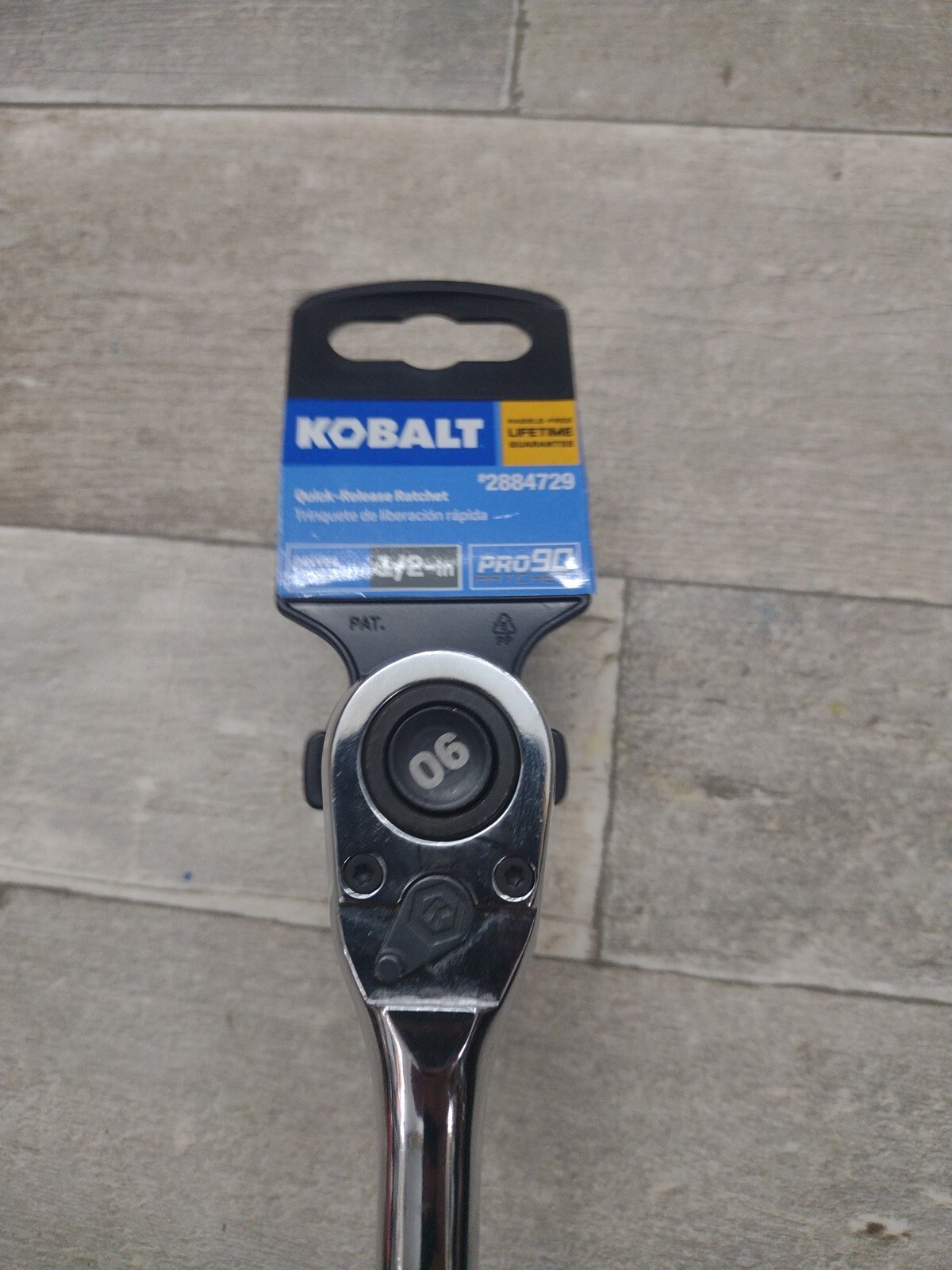 Kobalt 1/2″ Drive Quick Release Ratchet Pro 90 #2884729