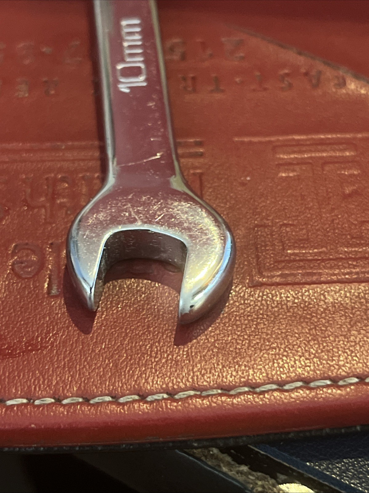 Wright Tool 10 mm Combination Wrench, Metric, Polished Chrome, 10 mm, 12-Point