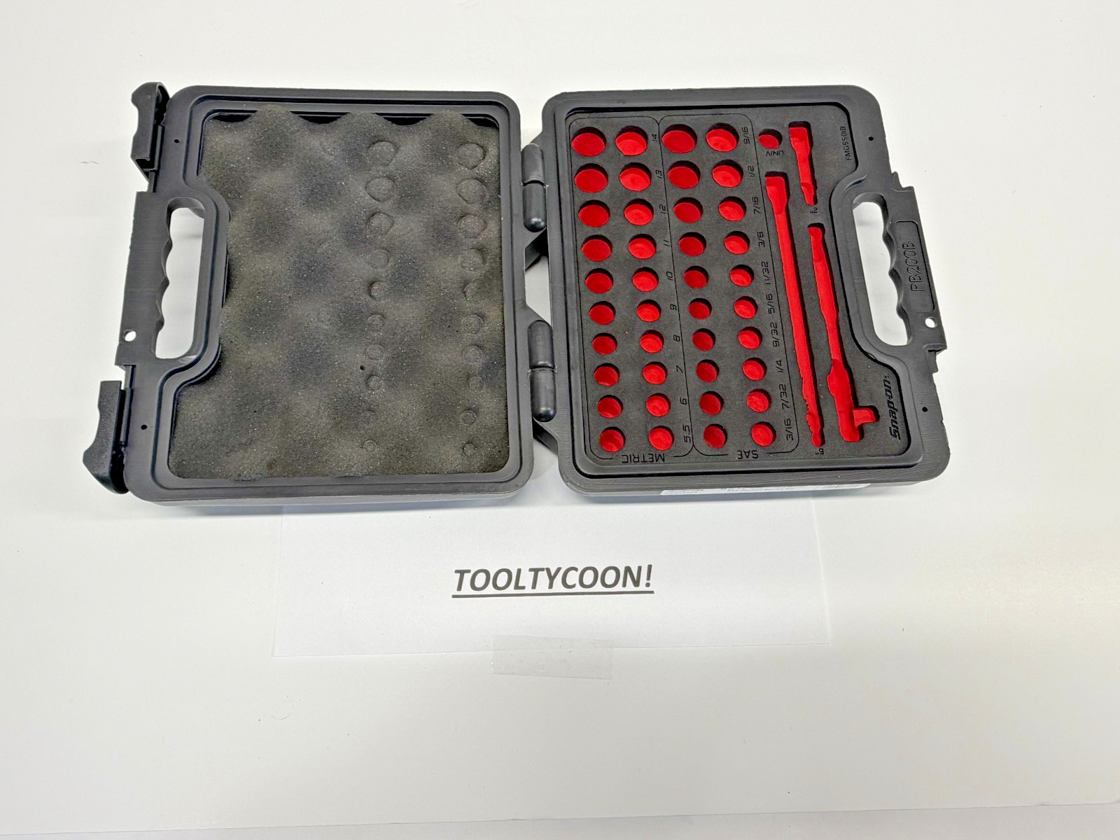 Snap-on Tools NEW 44pc 1/4″ Drive General Service Set CASE & FOAM ONLY 144TMPBFR