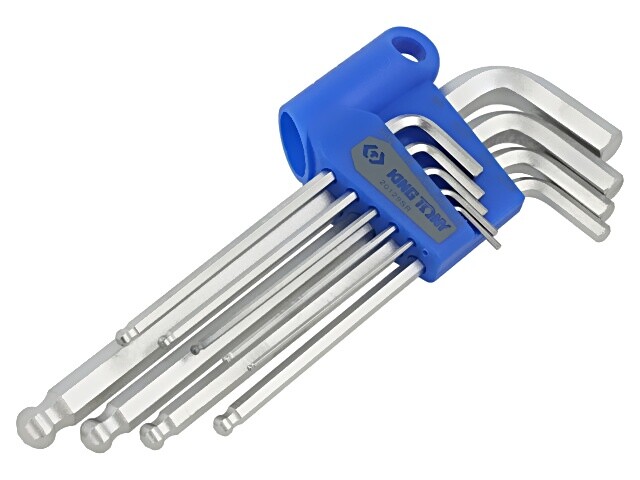 32808MR «9 INCH HEX SET 1130S – BALL HEX EXTRA LONG 1/16″» – 5/64″»» KING TONY