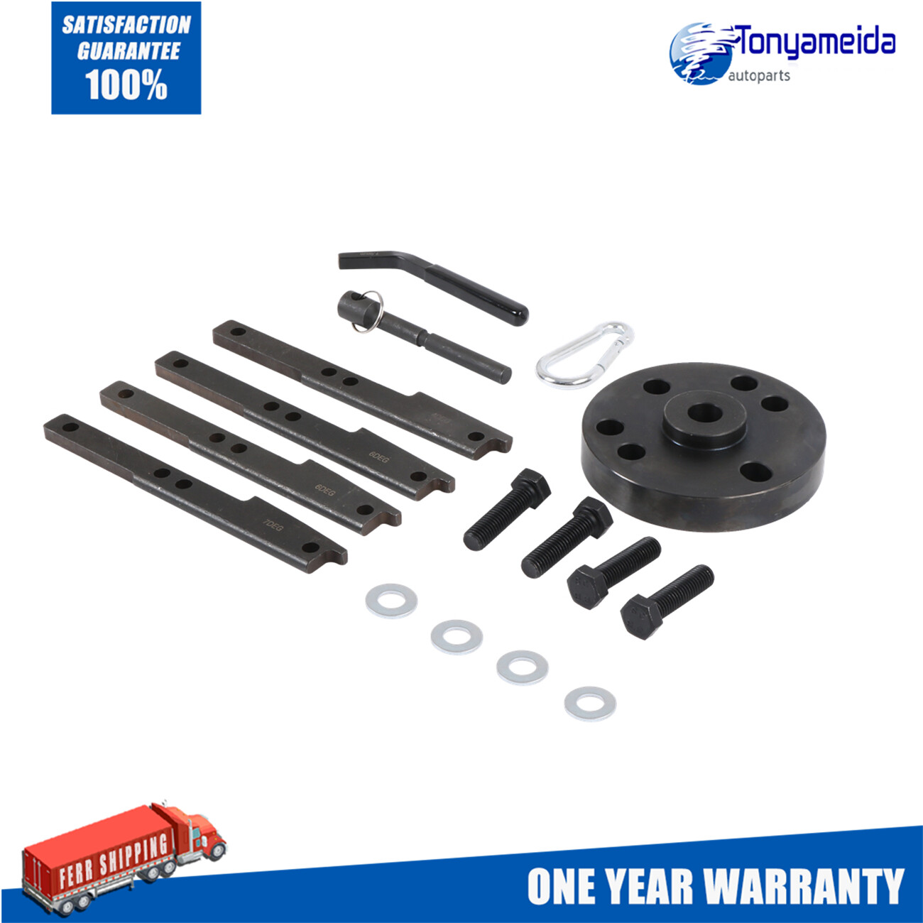 3163021 3163069 3163530 Cummins ISX QSX Timing Injector Cam Gear Puller Tool Kit
