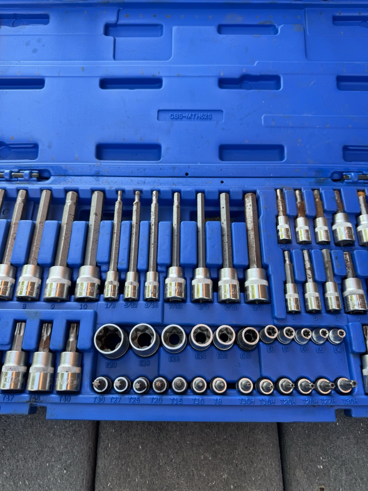 Cornwell Tools CBS-MTH62S 1/4″ Drive 62Pc Metric Super Duty Service Set SEE PICS