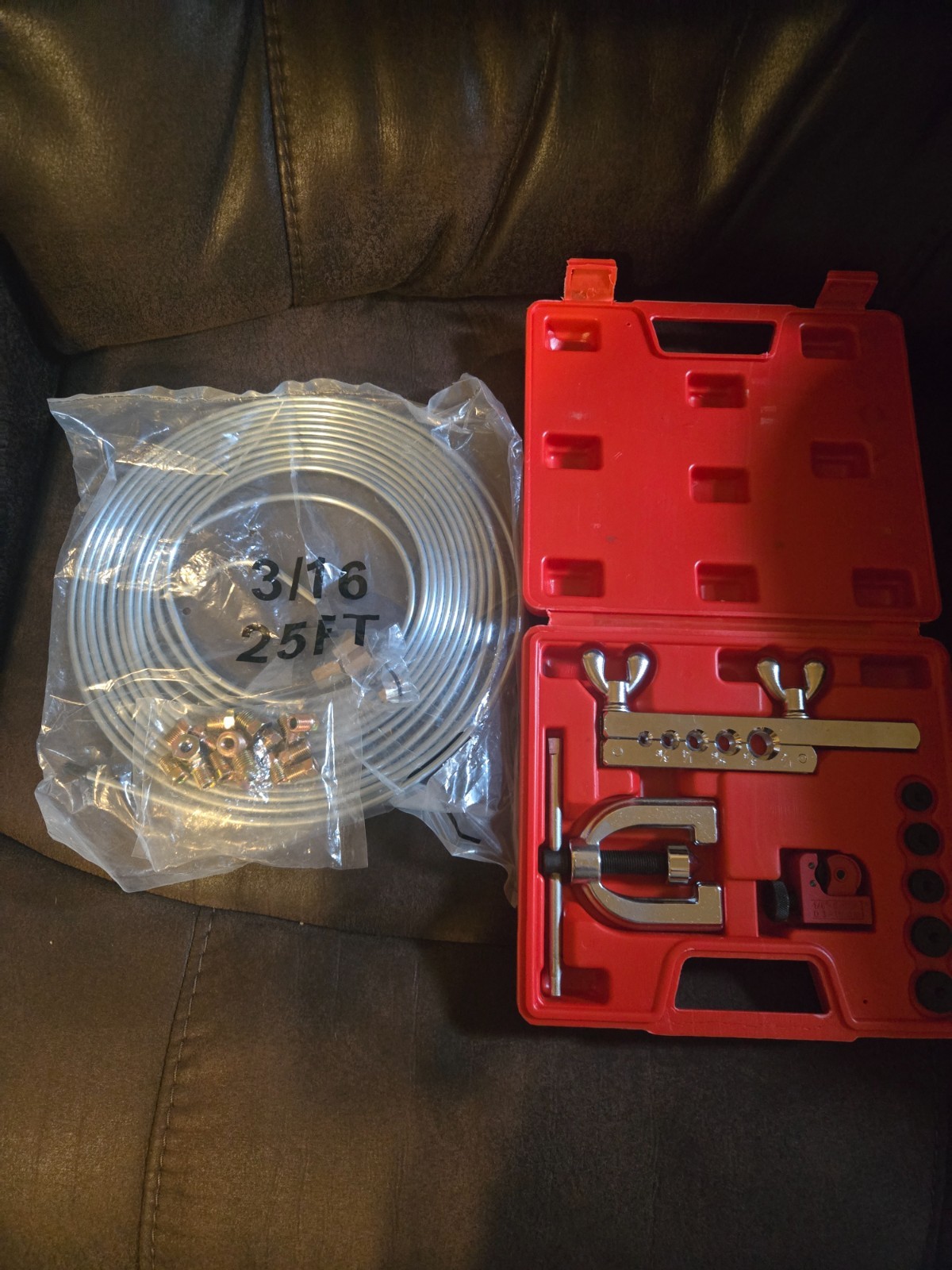 Auto Double Flaring Tool Kit,Brake Line Repair Kit