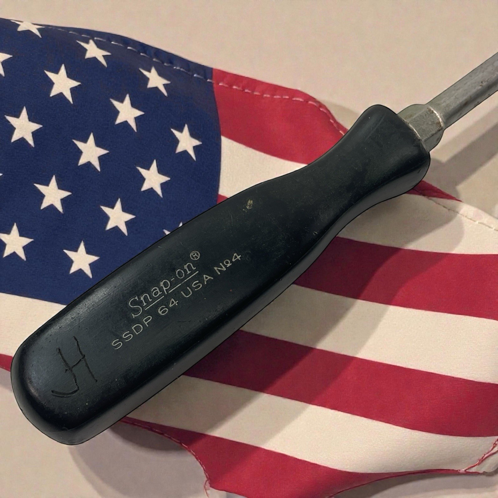 Snap-on Tools Phillips Screwdriver SSDP64 No. 4 Black Handle As Pictured USA