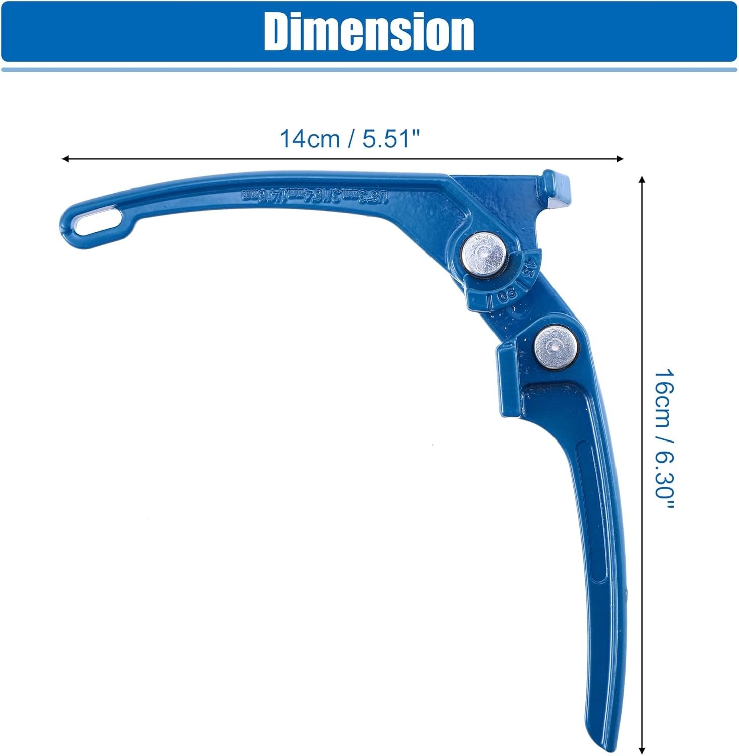Universal 1/8″ to 1/4″ Brake Line Bender – Durable Handheld Tool for Precision