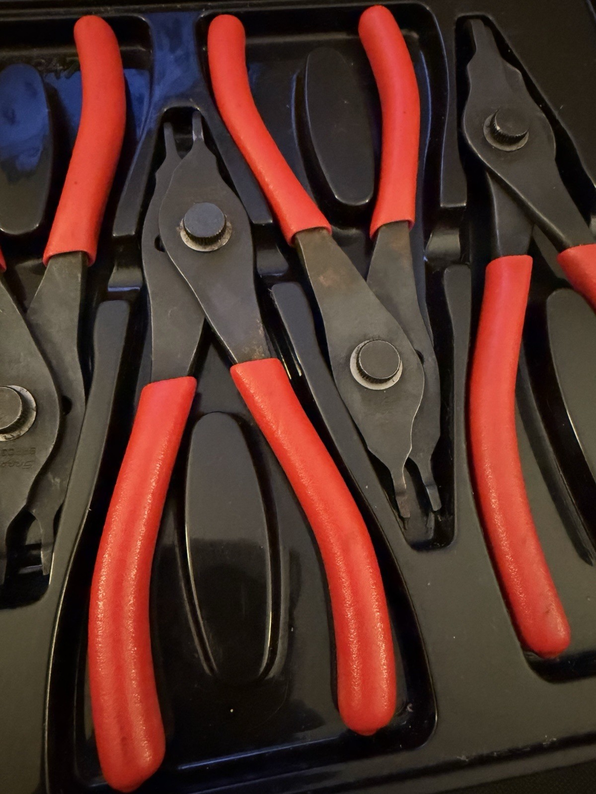 Snap-on Tools SRPCR105 5-Piece Handheld Cushion Grip Snap Ring Pliers Set