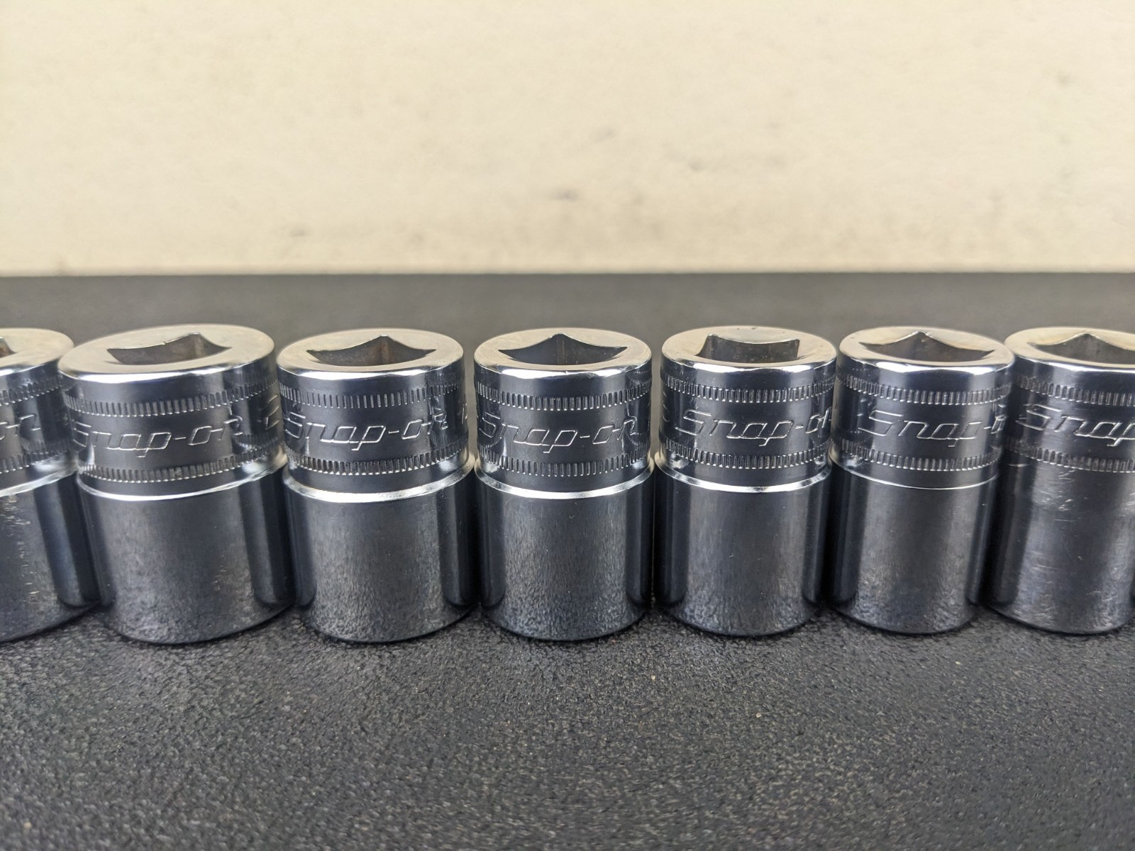 #bp494 Snap On 11pc 6 Point 1/2” drive Shallow Socket Set 24mm