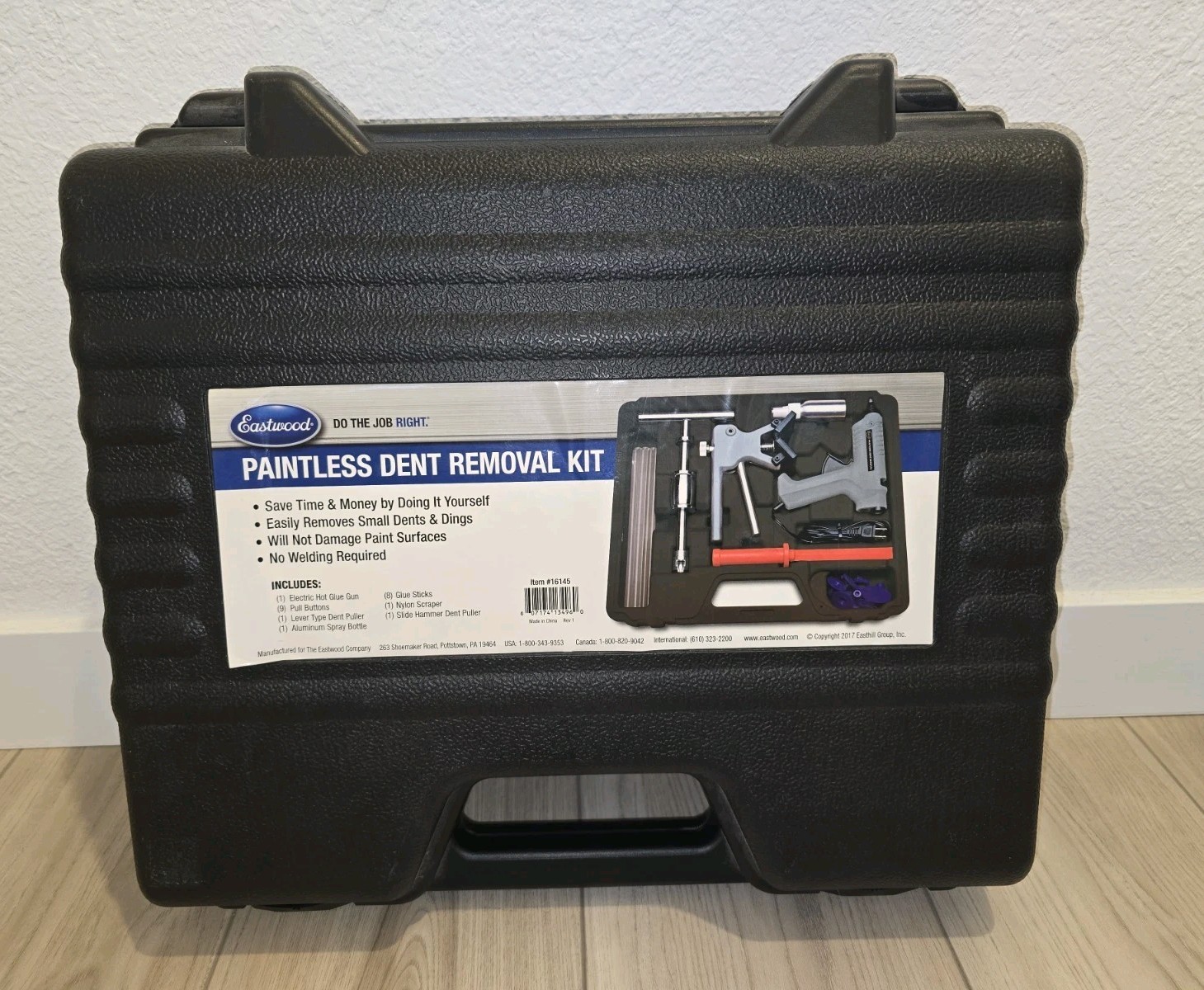Eastwood Auto Body Paintless Dent Removal Repair Tools Set Kit Automotive Damage
