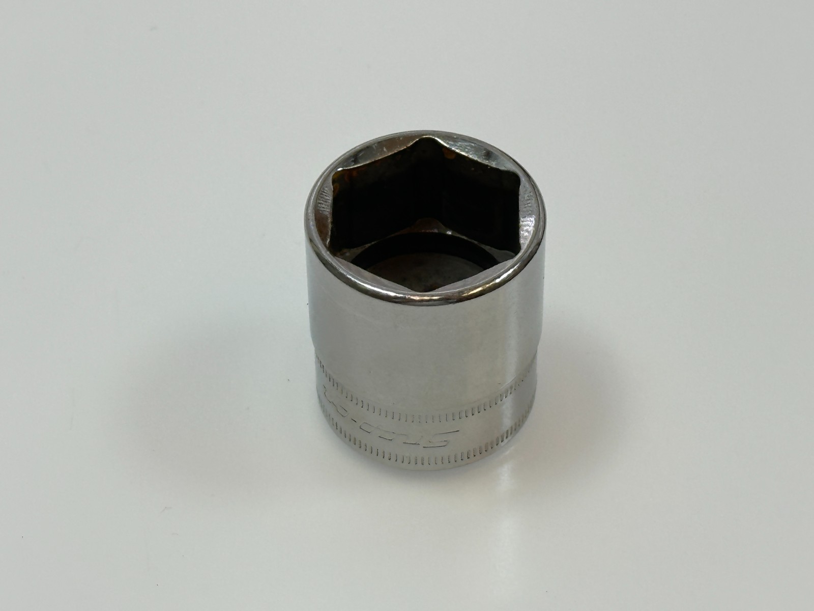 🇺🇸Snap-On Tools USA 3/8 Drive 22mm Metric 6 Point Shallow Chrome Socket FSM221