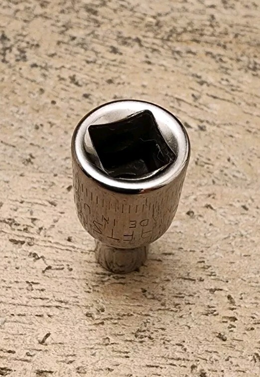 Craftsman 4mm Socket 6 Point 1/4″ Drive Inverted G 43505