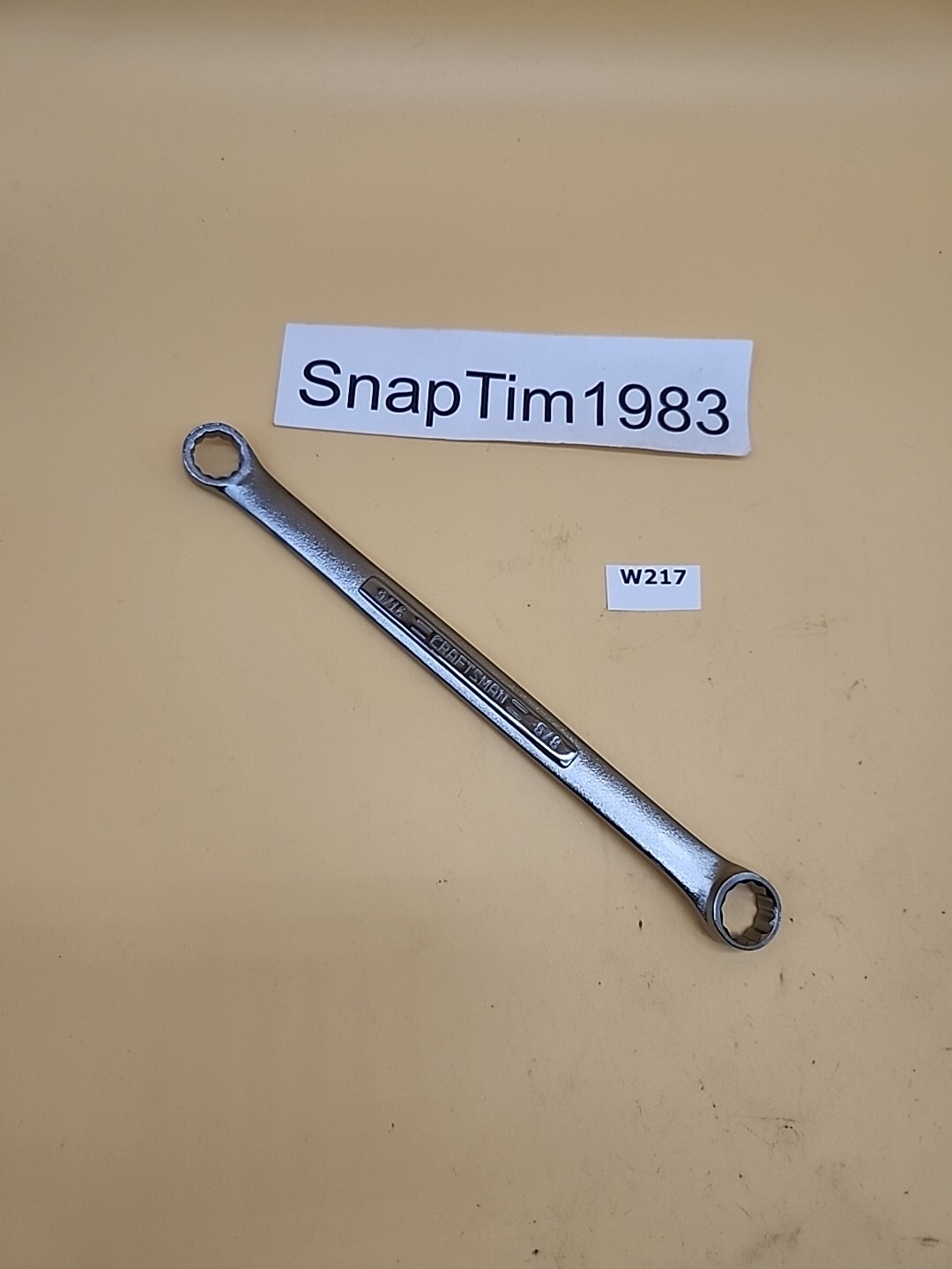 Craftsman VINTAGE NEW VV-43924 9/16in. x 5/8in. Double Box End Wrench USA