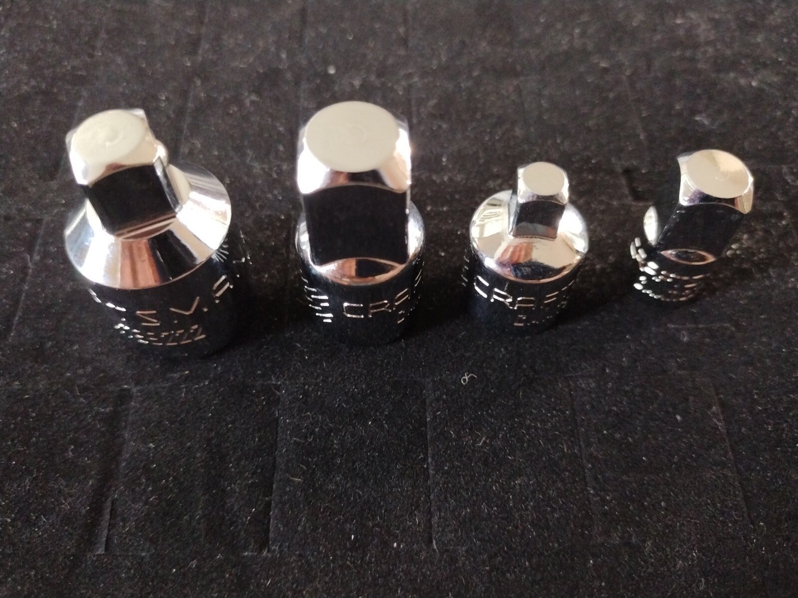 Craftsman 4 pc Socket Adapter Reducer Converter Set – 1/4 3/8 1/2 NEW