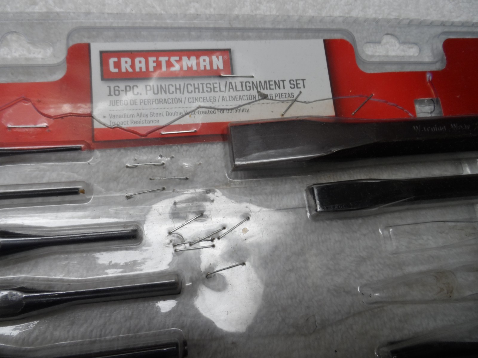 Craftsman Punch Chisel Alignment Set, made in China, 16 pcs – PN 43113 (package)