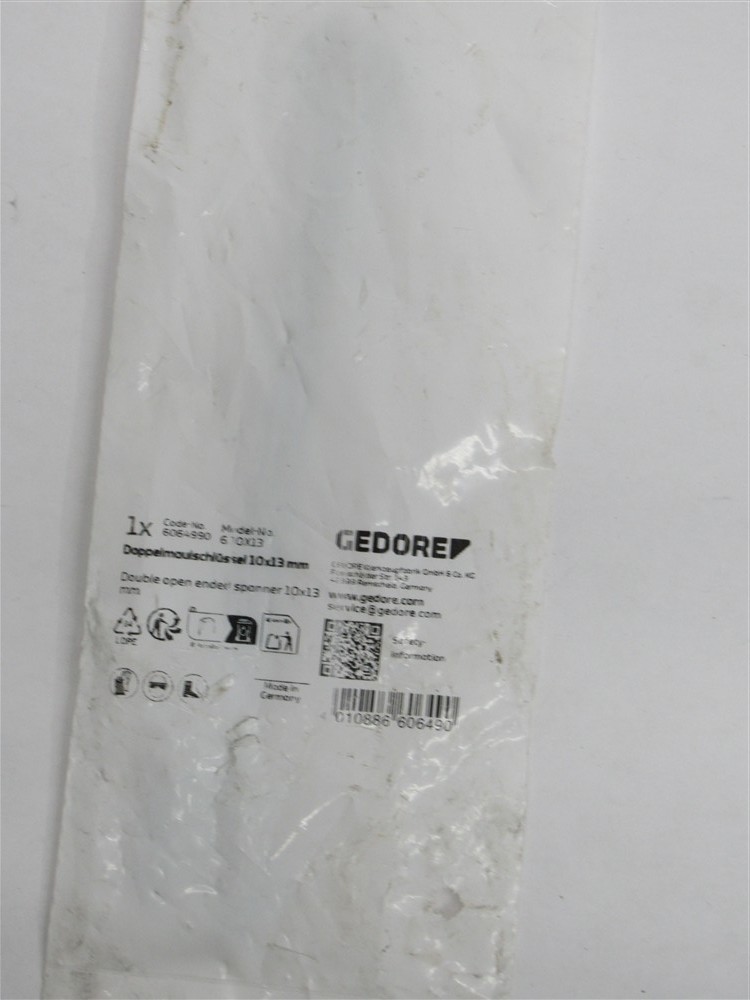 Gedore 6064990 , 10 x 13mm Double Open End Wrench