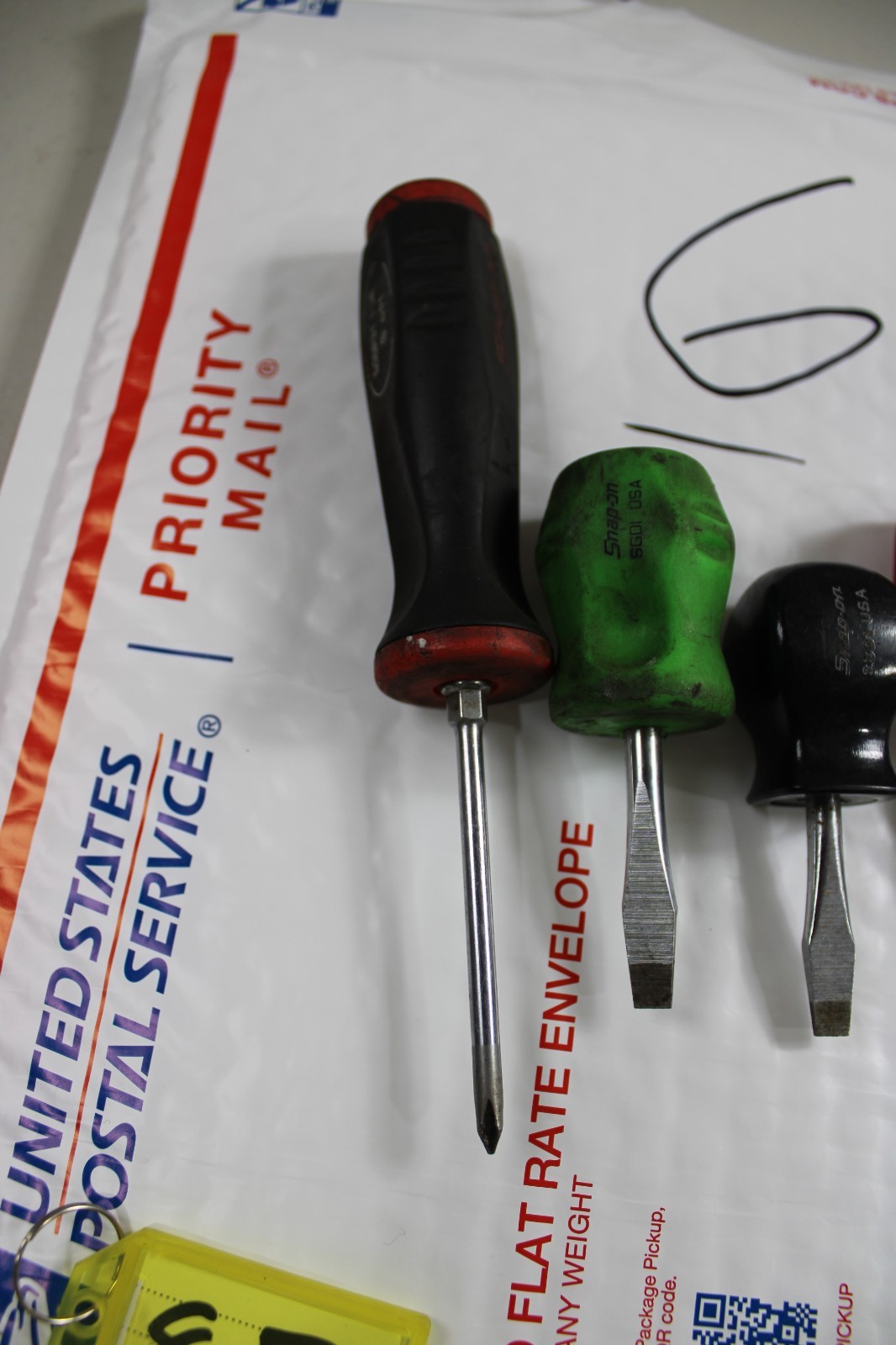 Snap On and MAC Stubby and Regular Screwdriver Lot Flat Slotted Tip Phillips