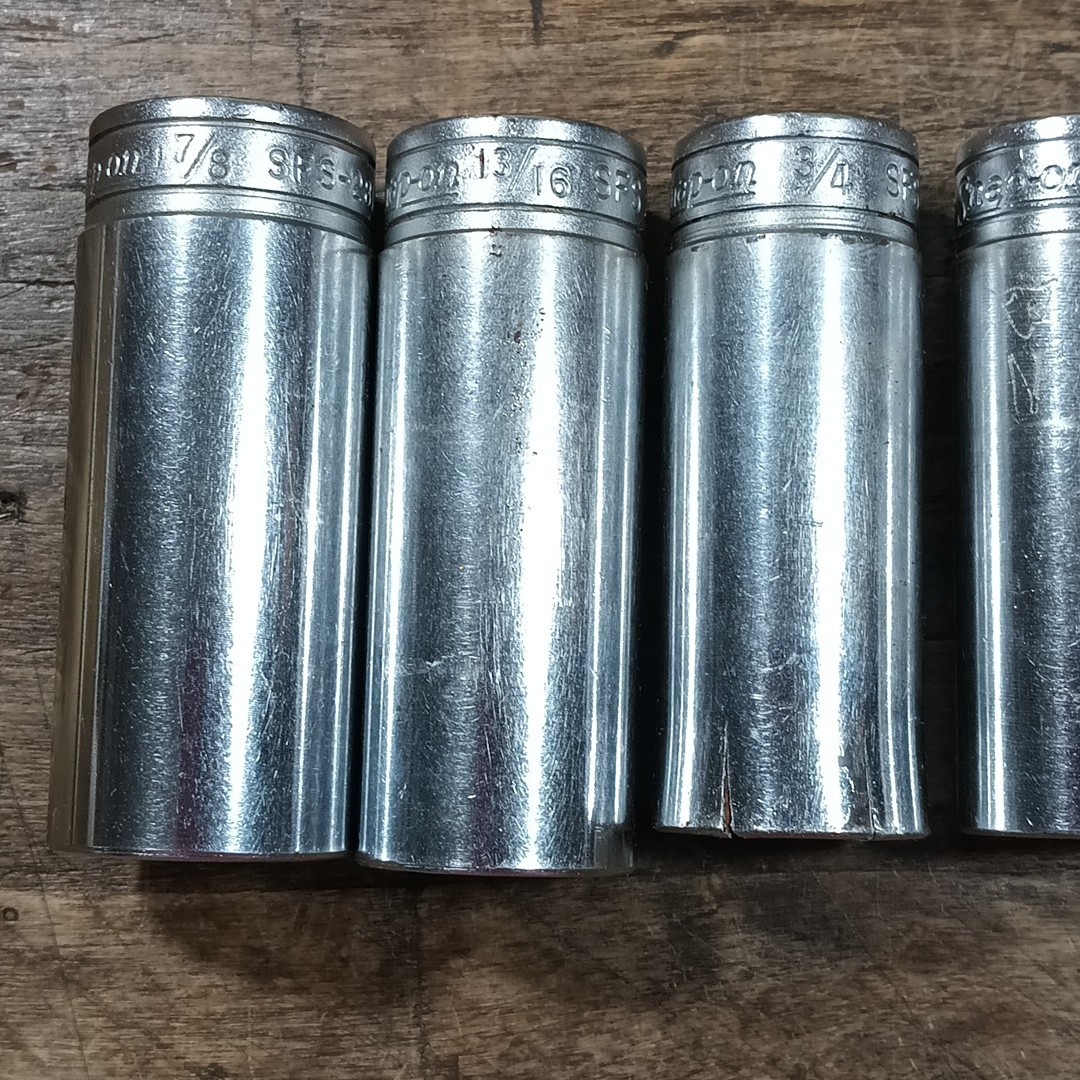 Snap On Deep Socket Set 6 pt SFS281 261 241 221 201 181 161 141 121 3/8 Drive