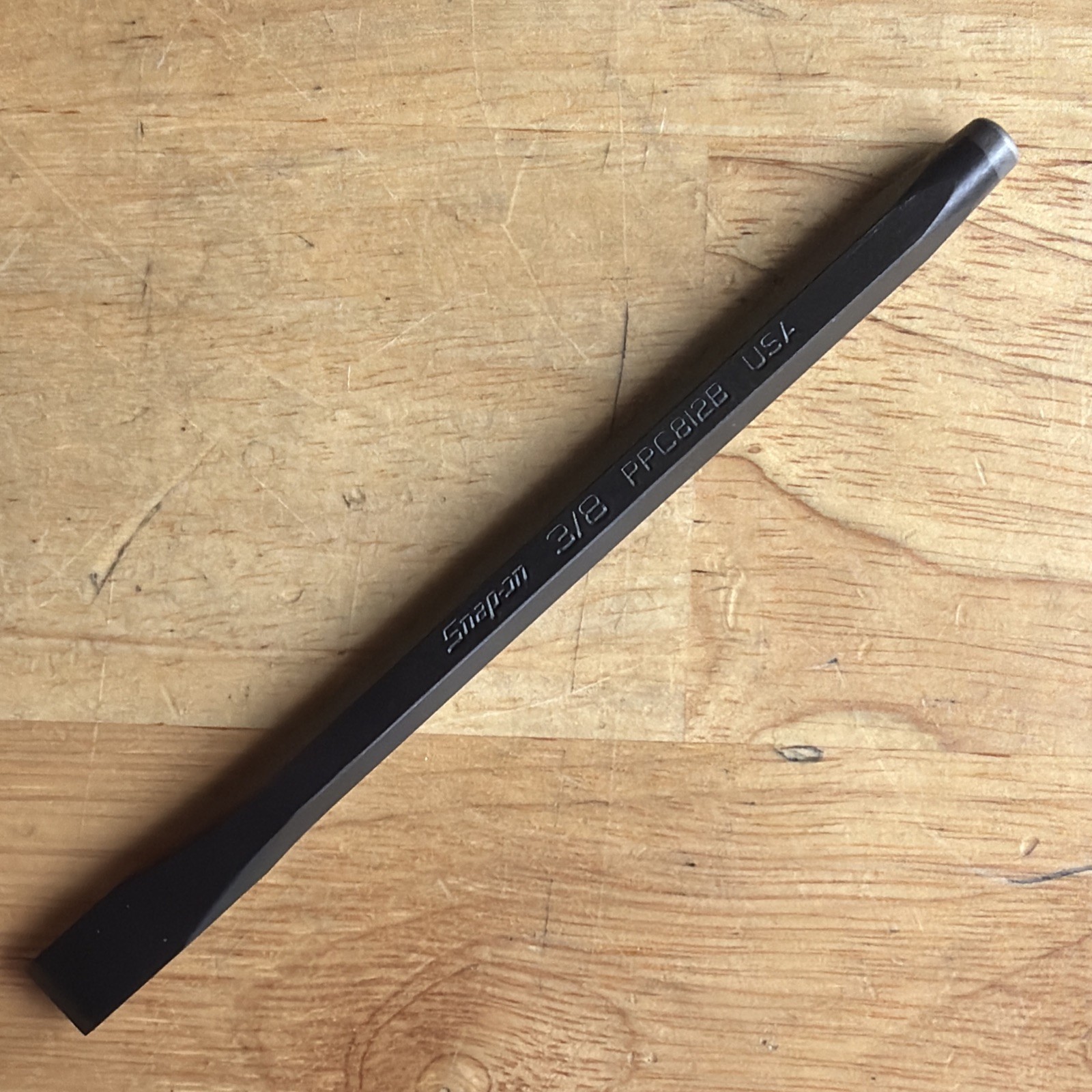 Snap On Tools 3/8″ Flat Cold Chisel 5-1/2″ Long PPC812B USA NEW 2025 Date Code