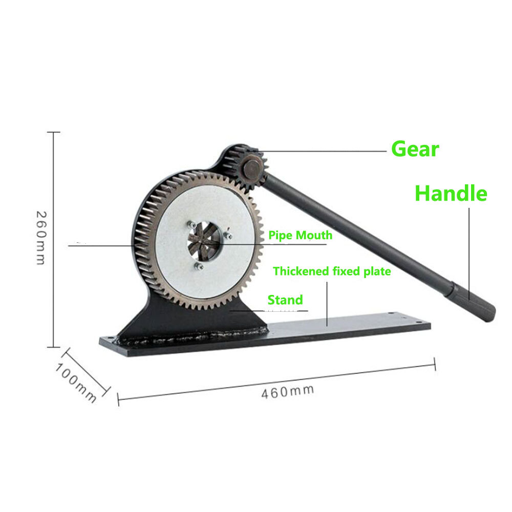 0.3″-1.25″ 8-Teeth Manual Hydraulic Tube Jack Gear Hose Crimper Crimping Machine