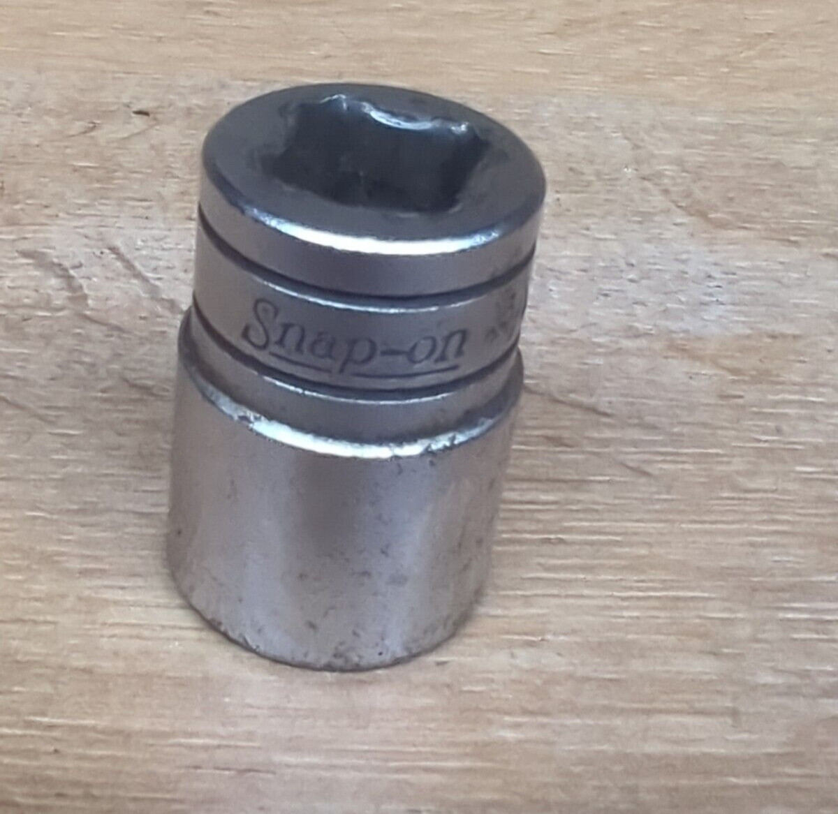 Snap-on Tools 1/2″ Drive SAE 6 Point Shallow 3/4″ Chrome Socket TW241 USA