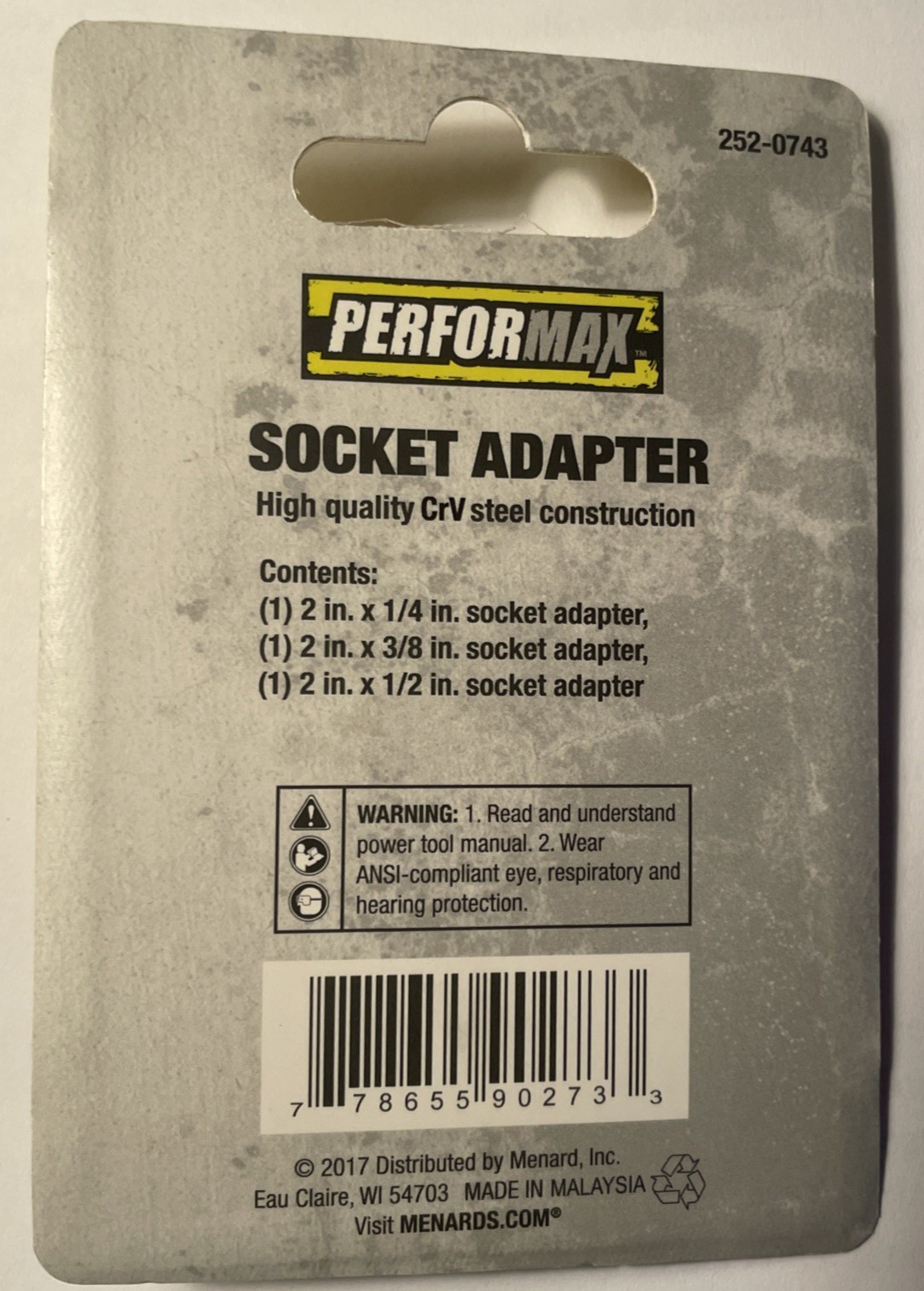 Performax® 2″ Socket Adapter Set – 3 Piece