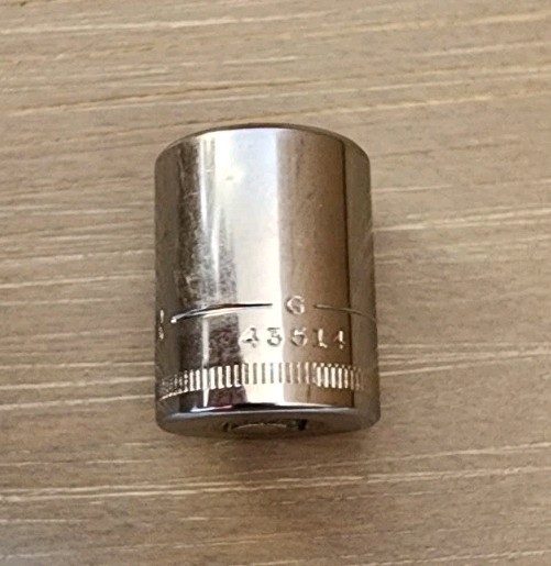 Craftsman USA 13mm Socket 6 Point 1/4″ Drive G 43514