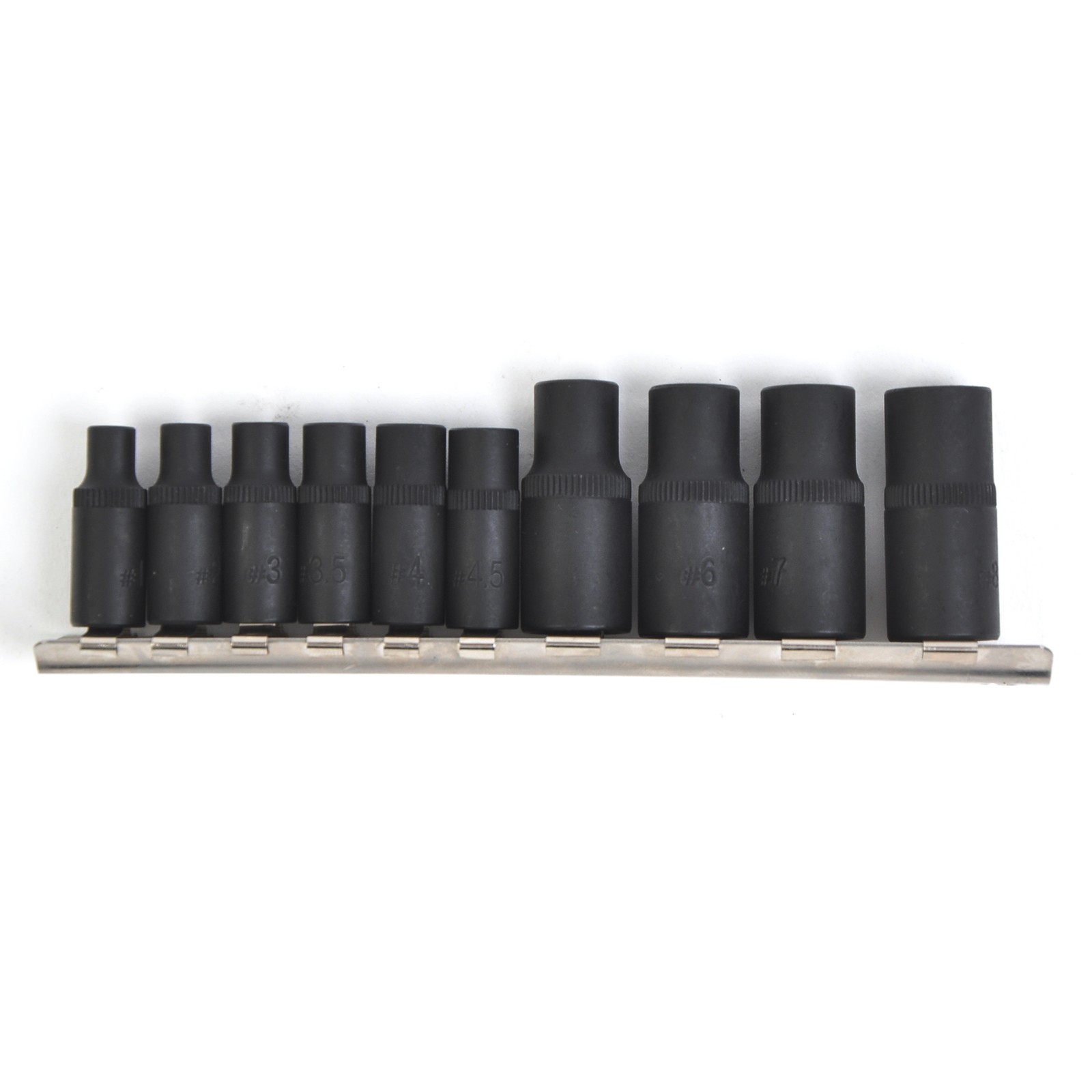 1/4″ 3/8″Dr Tap Socket Set Magnetic Tap Holders Kit Set Thread Cutting Tool 10pc