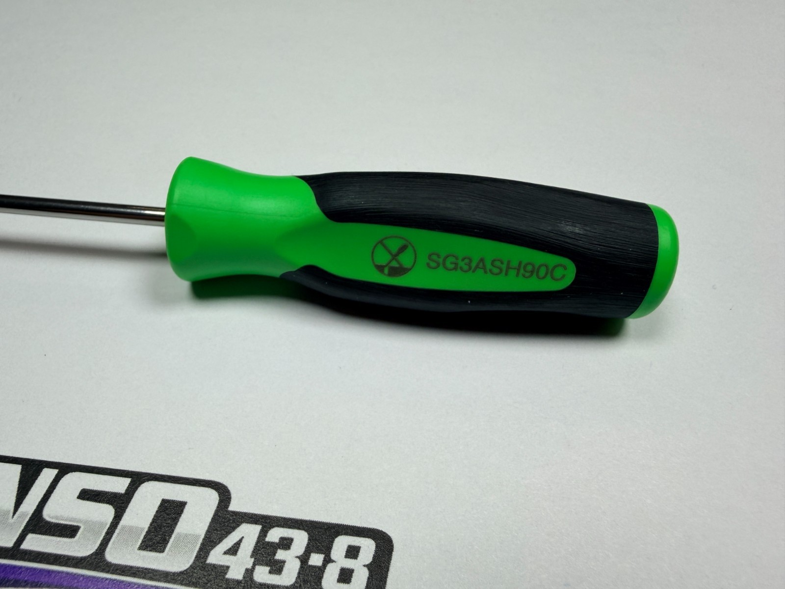Snap-on Tools USA NEW GREEN 6″ Mini Soft Grip Short 90° Tip Pick SG3ASH90CG