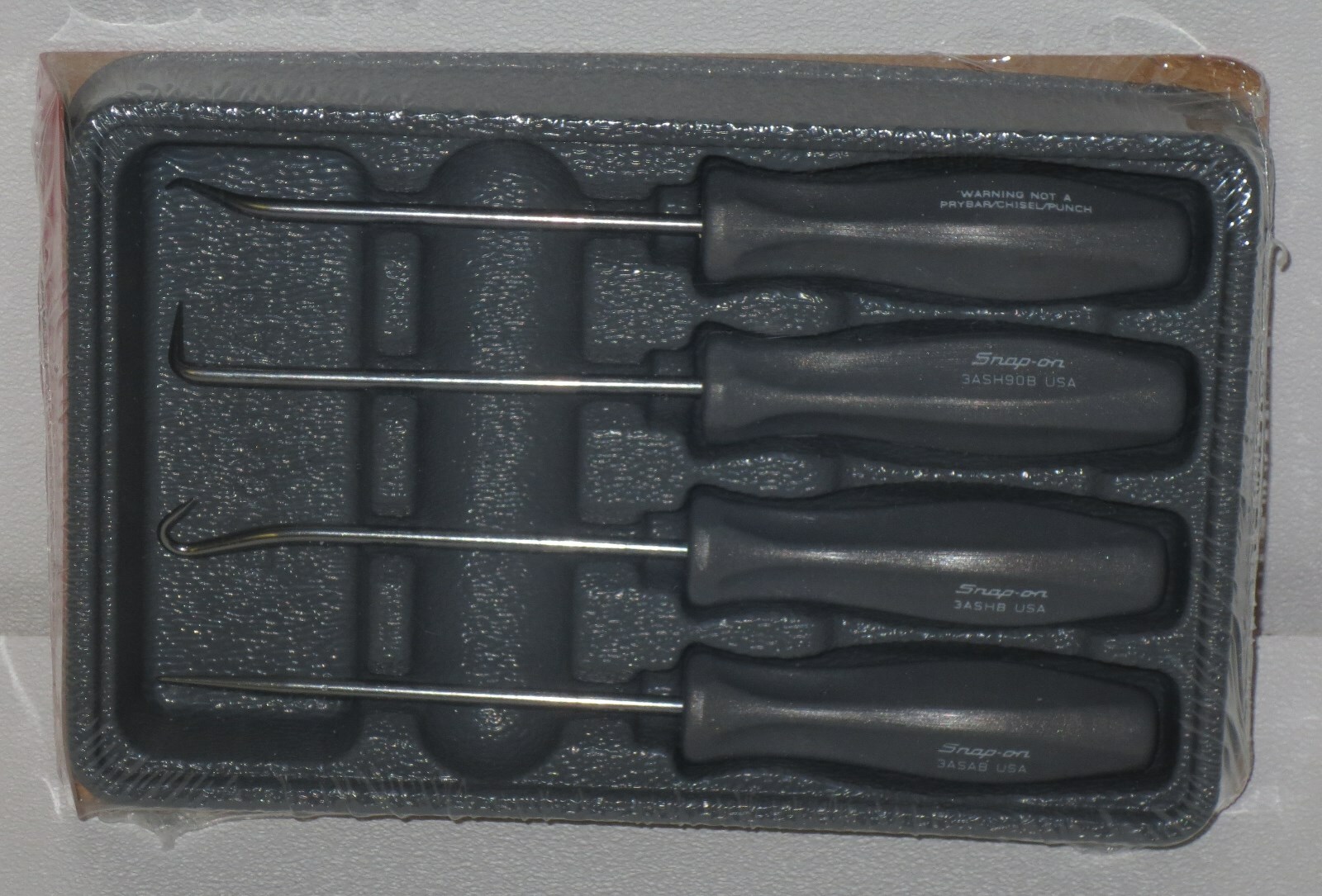 NEW! Snap-on Pick Set ASA204BDT *TITANIUM HARD HANDLES* SILVER, NEW & SEALED!