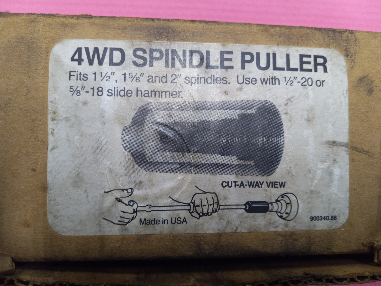 VINTAGE LISLE TOOLS 22200 4WD SPINDLE PULLER 1-1/2” 1-5/8” 2” USA