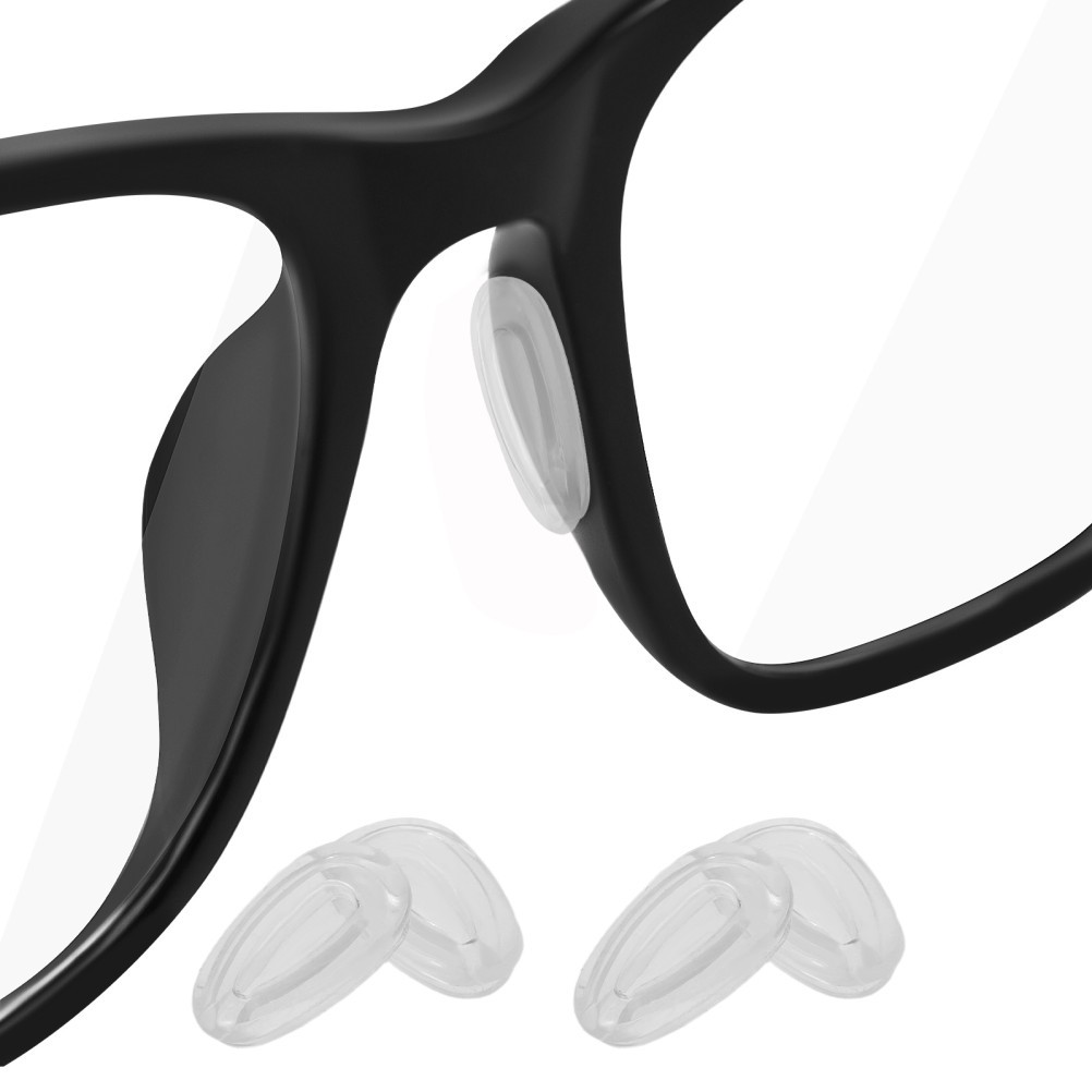 10 Pairs Transparent Silicone Nose Pads For Glasses Eyewear Nose Bridge Support