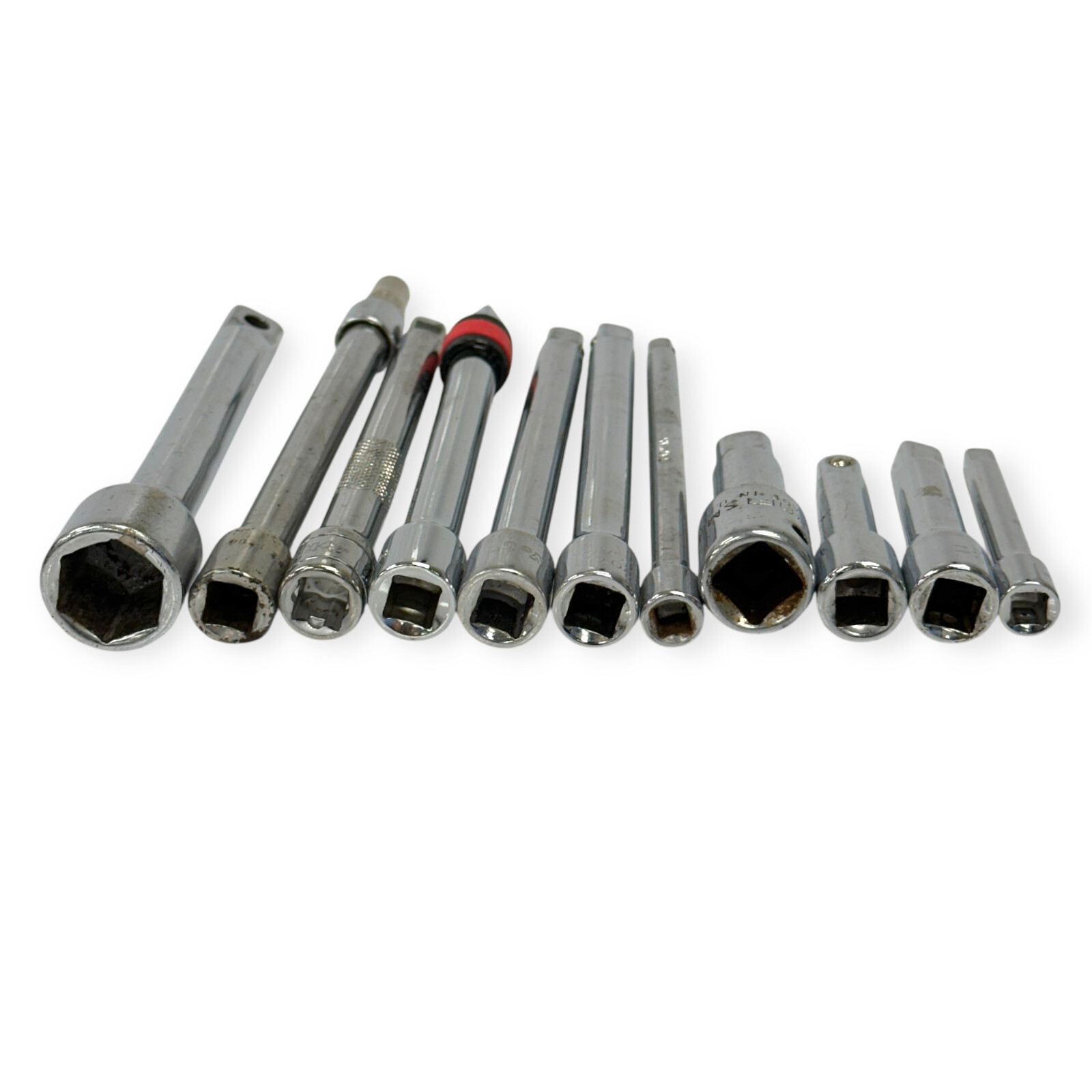 Craftsman, Husky and Assorted 3, 6, 7 in, 3/4, 3/8 in Extension Bar Set, 11 pcs