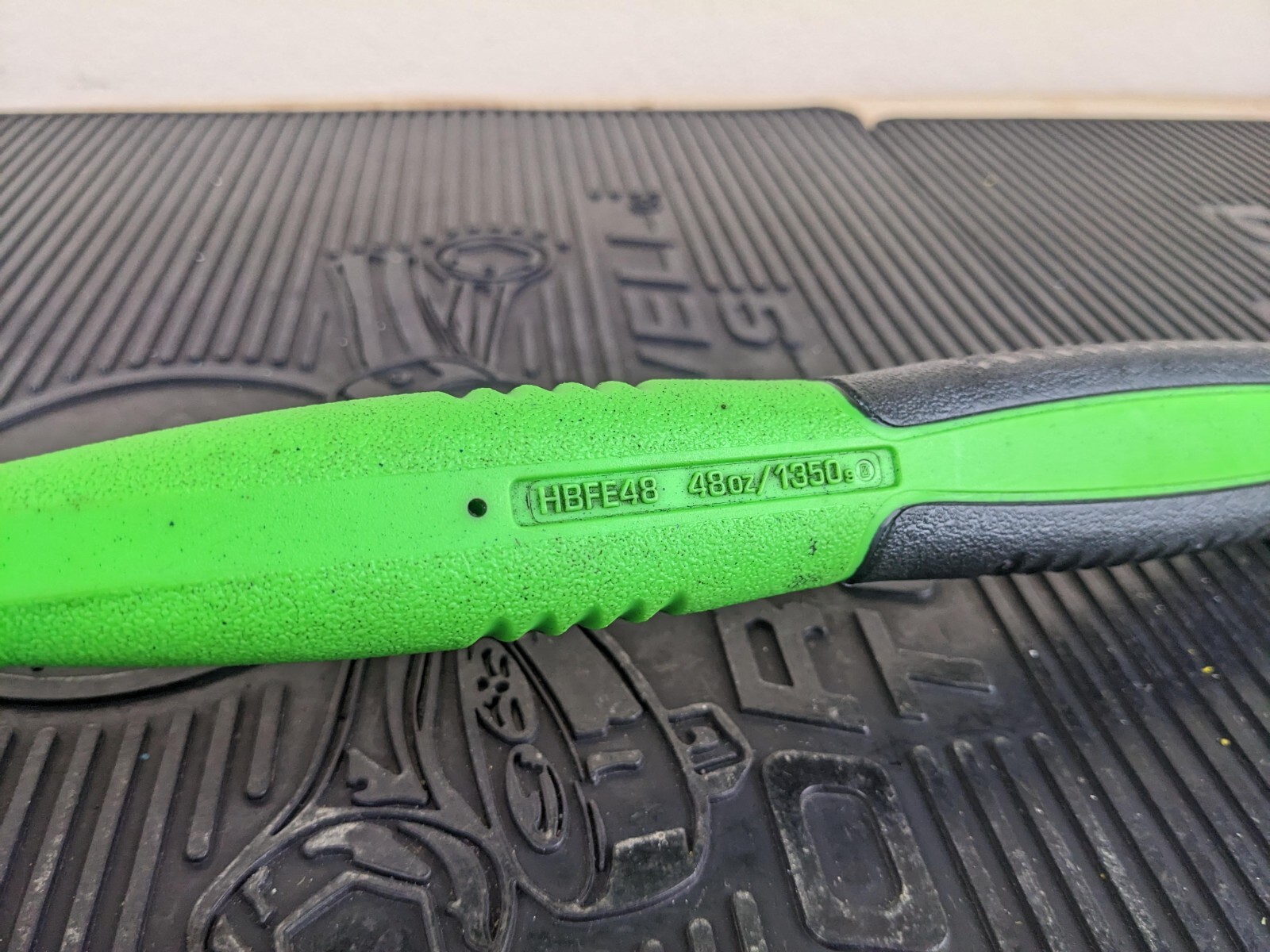 #as285 Snap-On HBFE48 Dead Blow 48-Ounce Soft Grip Hammer Green