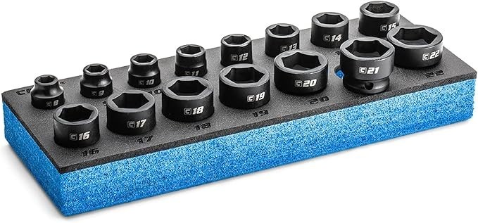 Stubby Impact Socket Set (3/8″ Drive/Metric Set)