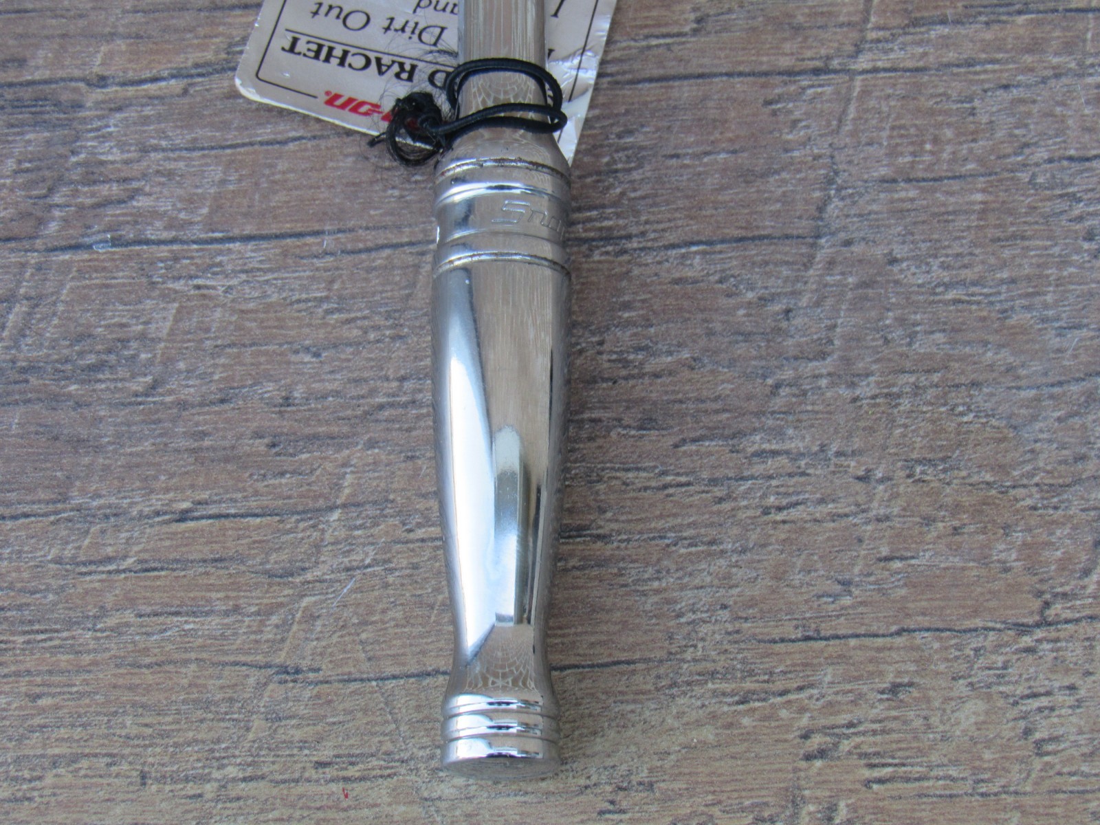 NOS SNAP ON 3/8″ DRIVE F830 STANDARD CHROME HANDLE RATCHET NEW LOGO 7.5″ F 830