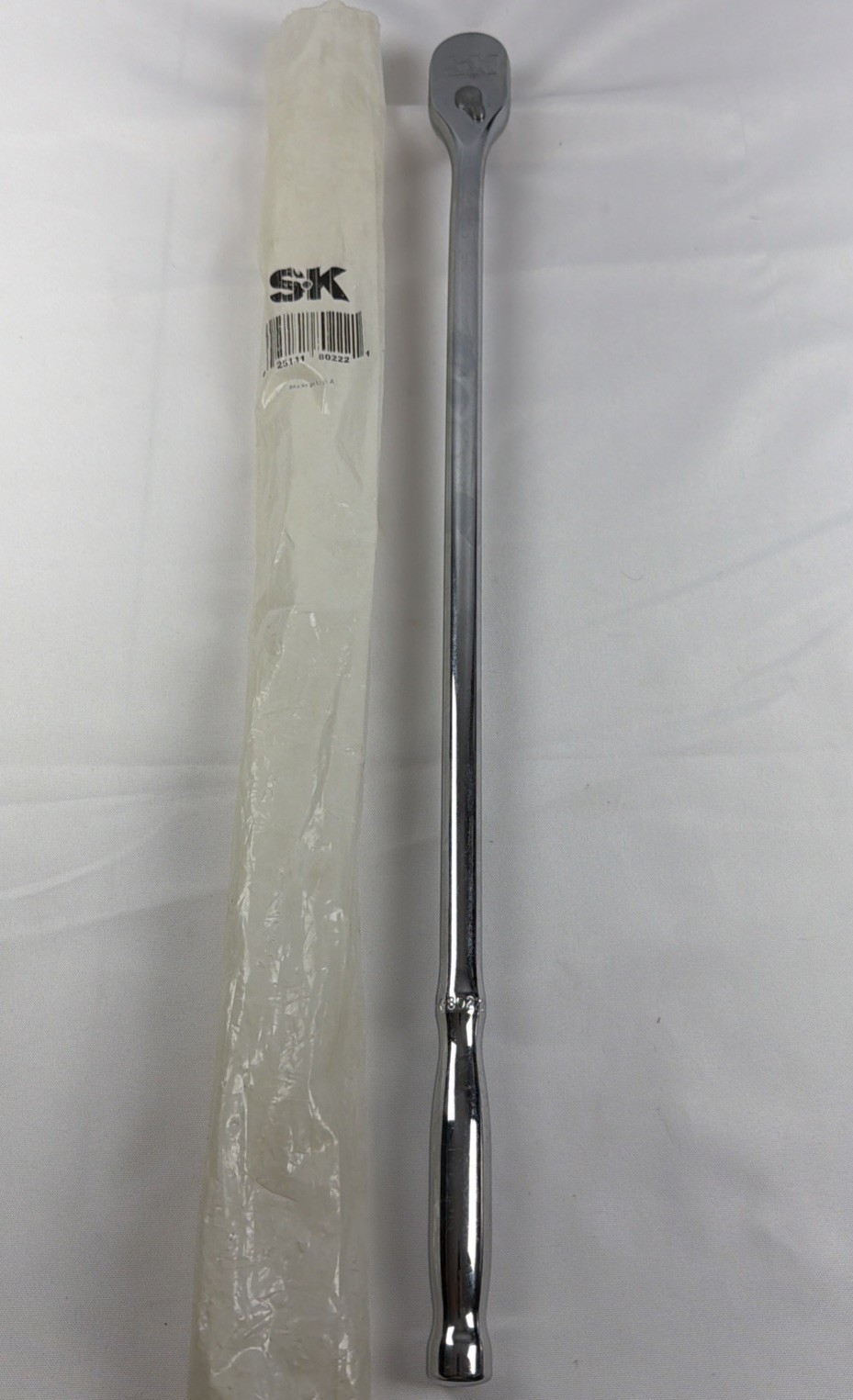 SK Tools Hand Ratchet 1/2” Drive 24 in. Long Chrome, 80222 USA