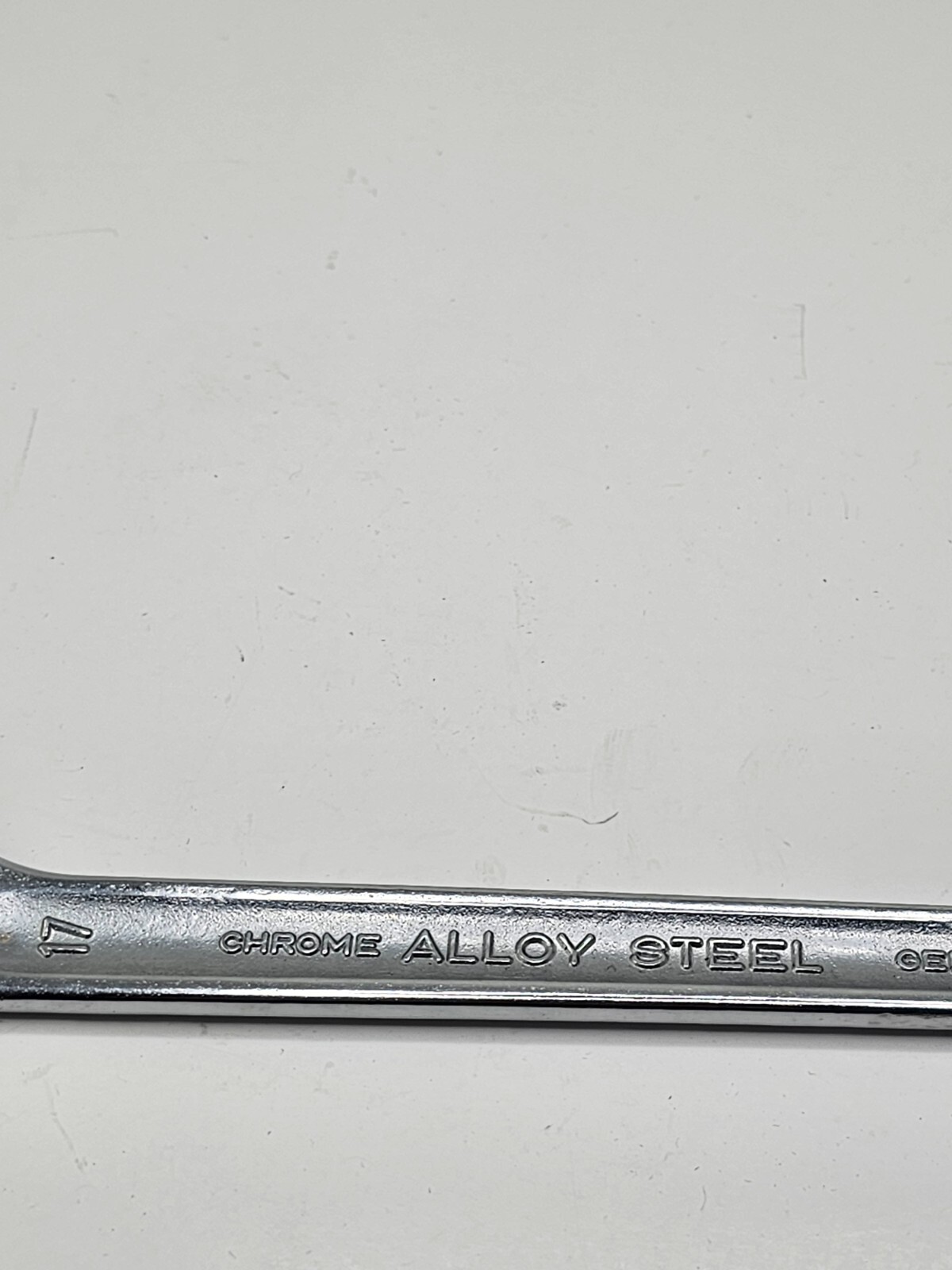 Chrome Alloy Steel Metric Double Open End Wrench Chrome Plated, 14mm x 17mm