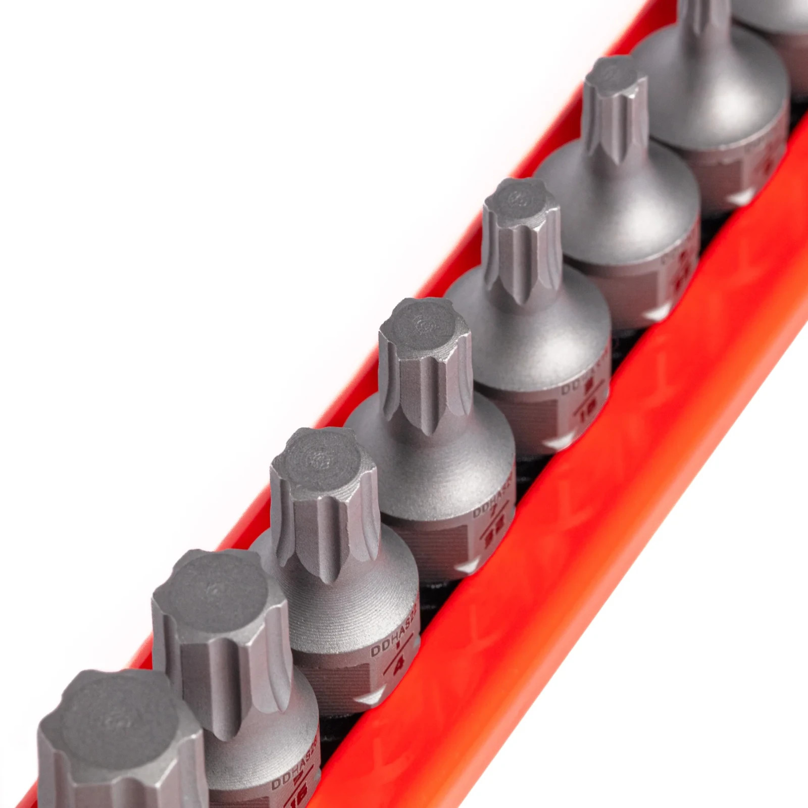 GripEdge Tools DDHAS10S 10 Piece 1/4″ Dr Dual Drive SAE RPT Hex Driver Set