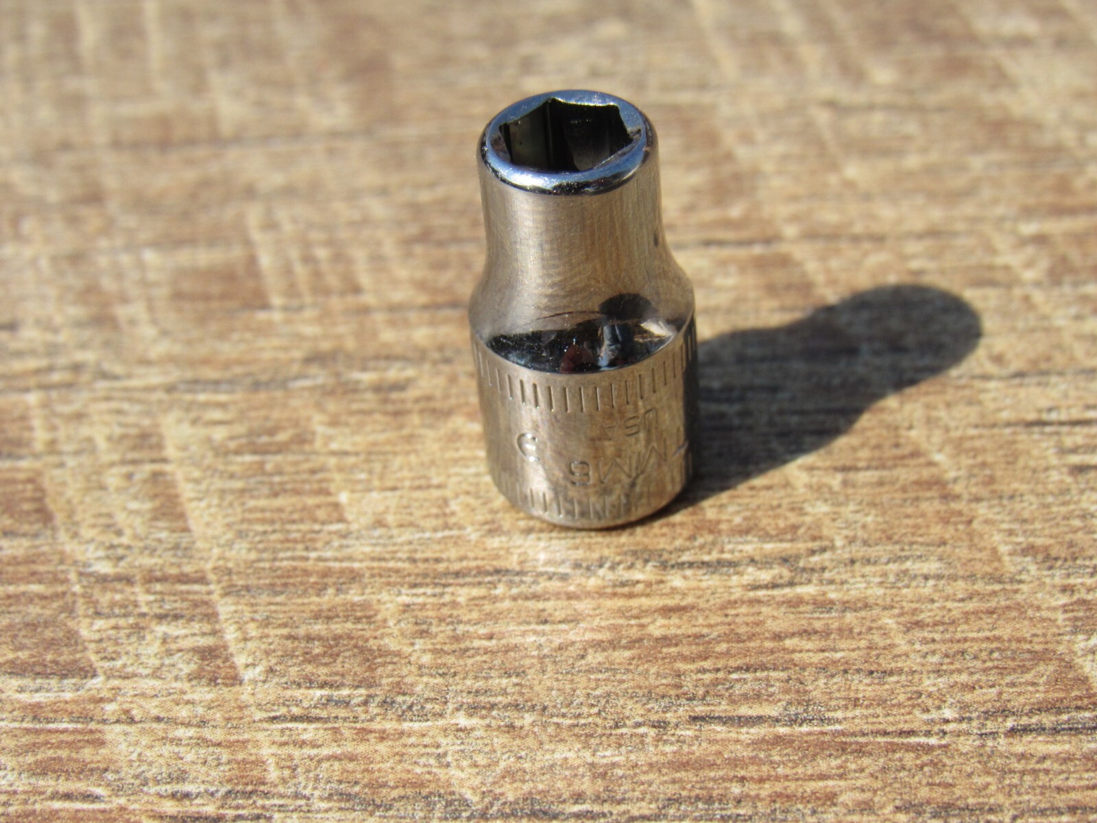 SNAP ON 6MM TMM6 1/4″ DRIVE METRIC 6 PT SHALLOW CHROME SOCKET 6 MM TMM NEW LOGO