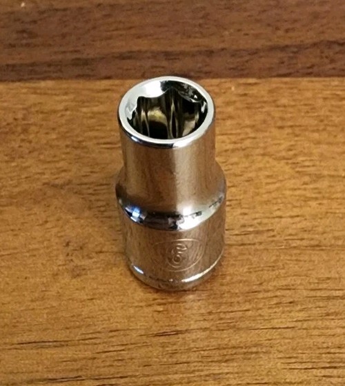 Evolv 6mm Socket 6 Point 1/4″ Drive