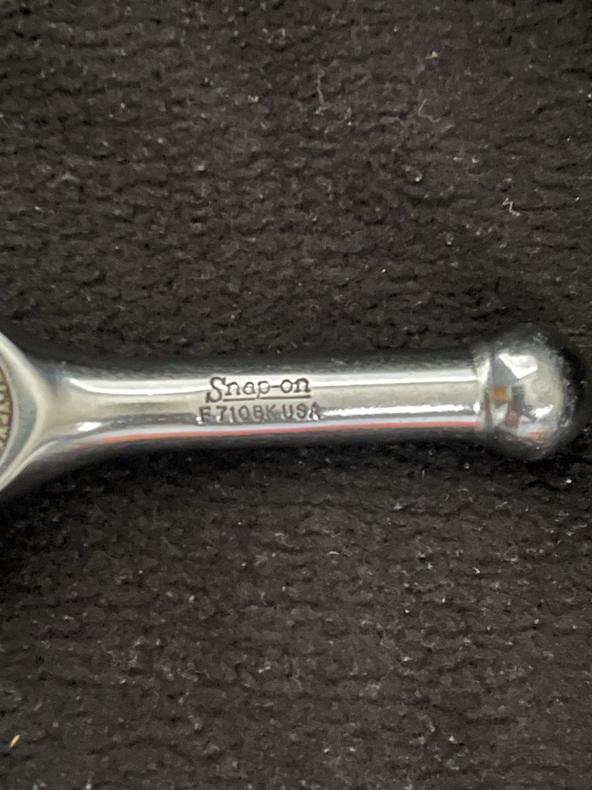 Snap On F710BK – Chrome, 3/8″ Drive, Stubby, 4” Long, Ratchet-USA-