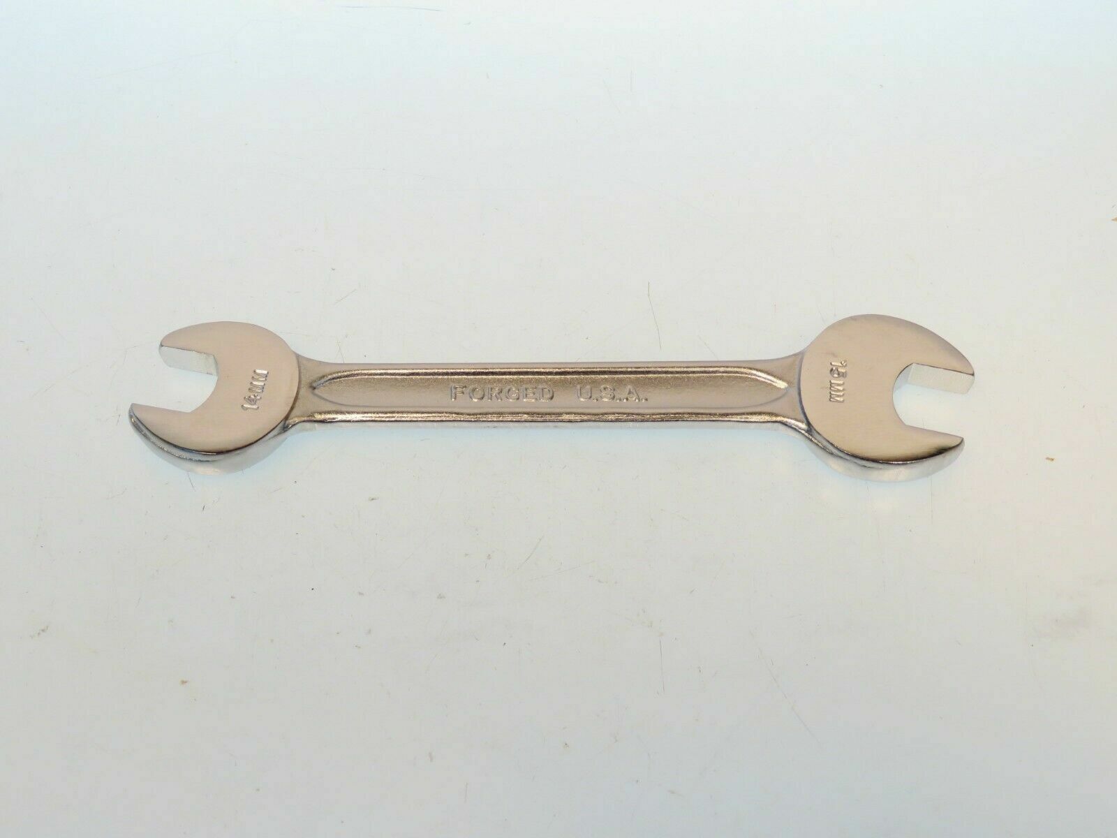 Indestro Brand 14mm x 15mm Open End Wrench 41415