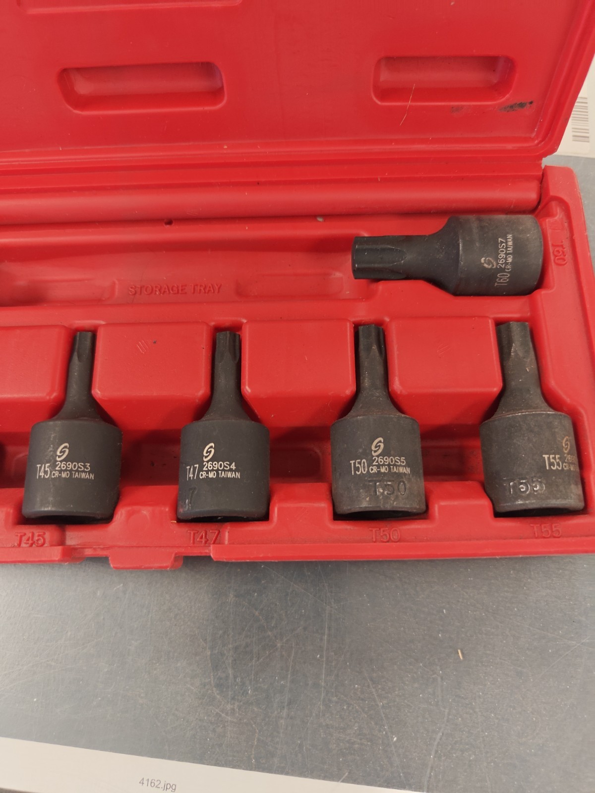Sunex Tools Torque T30 T40 T45 T47 T50 T55 T60 T70 Impact Sockets Set 8 Piece