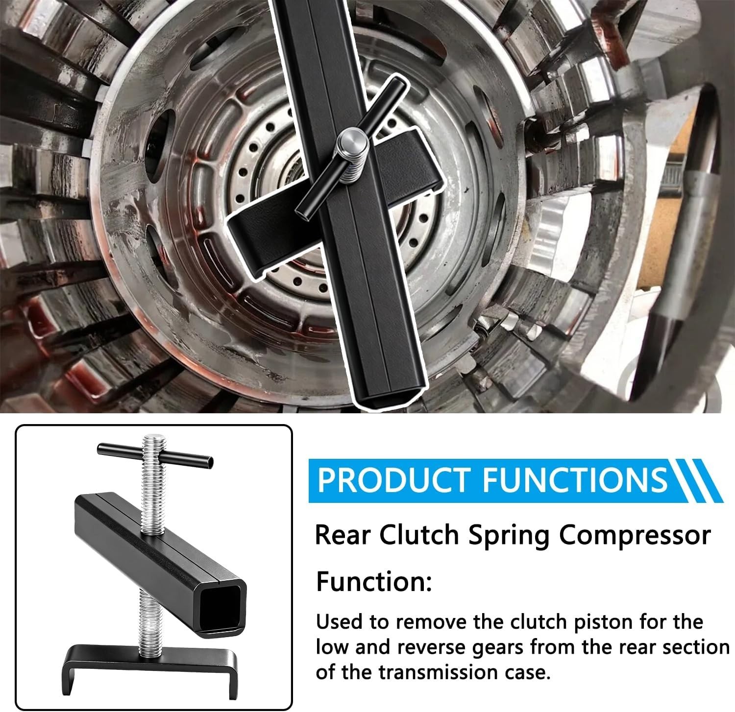 Durable GM Transmission Tool Compatible with 4L60, 4L80-E for Piston Removal