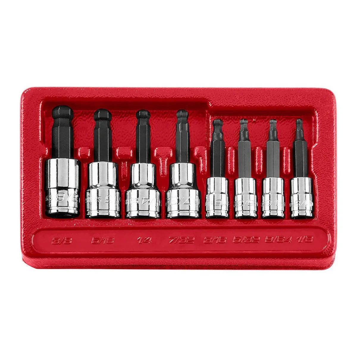 New ICON 1/4″ & 3/8″ Drive Professional SAE Ball Hex 8 pc. Socket Set