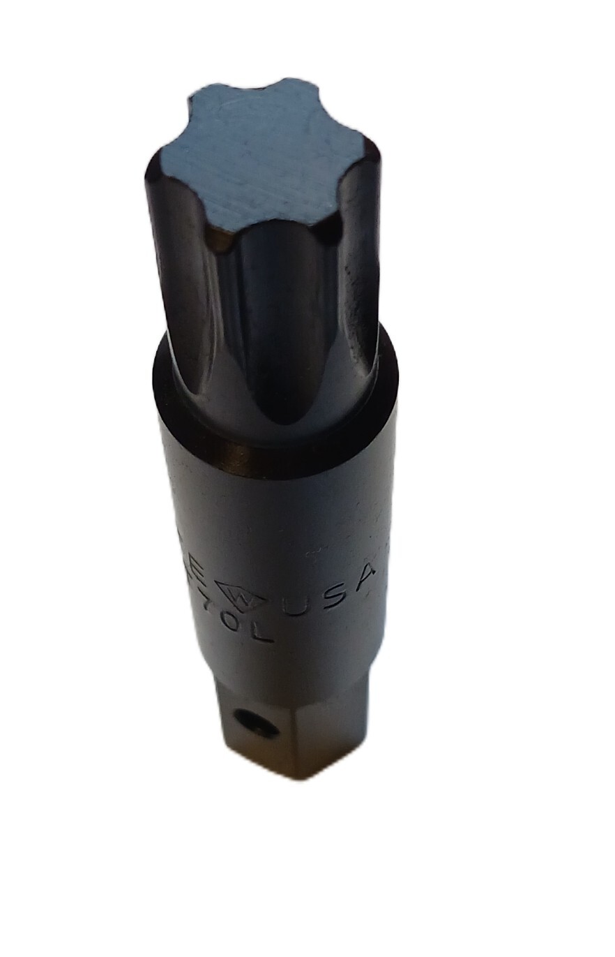 White-USA T70L TORX BIT, REPLACEMENT BIT FOR E3270-L, T70 TORX BIT