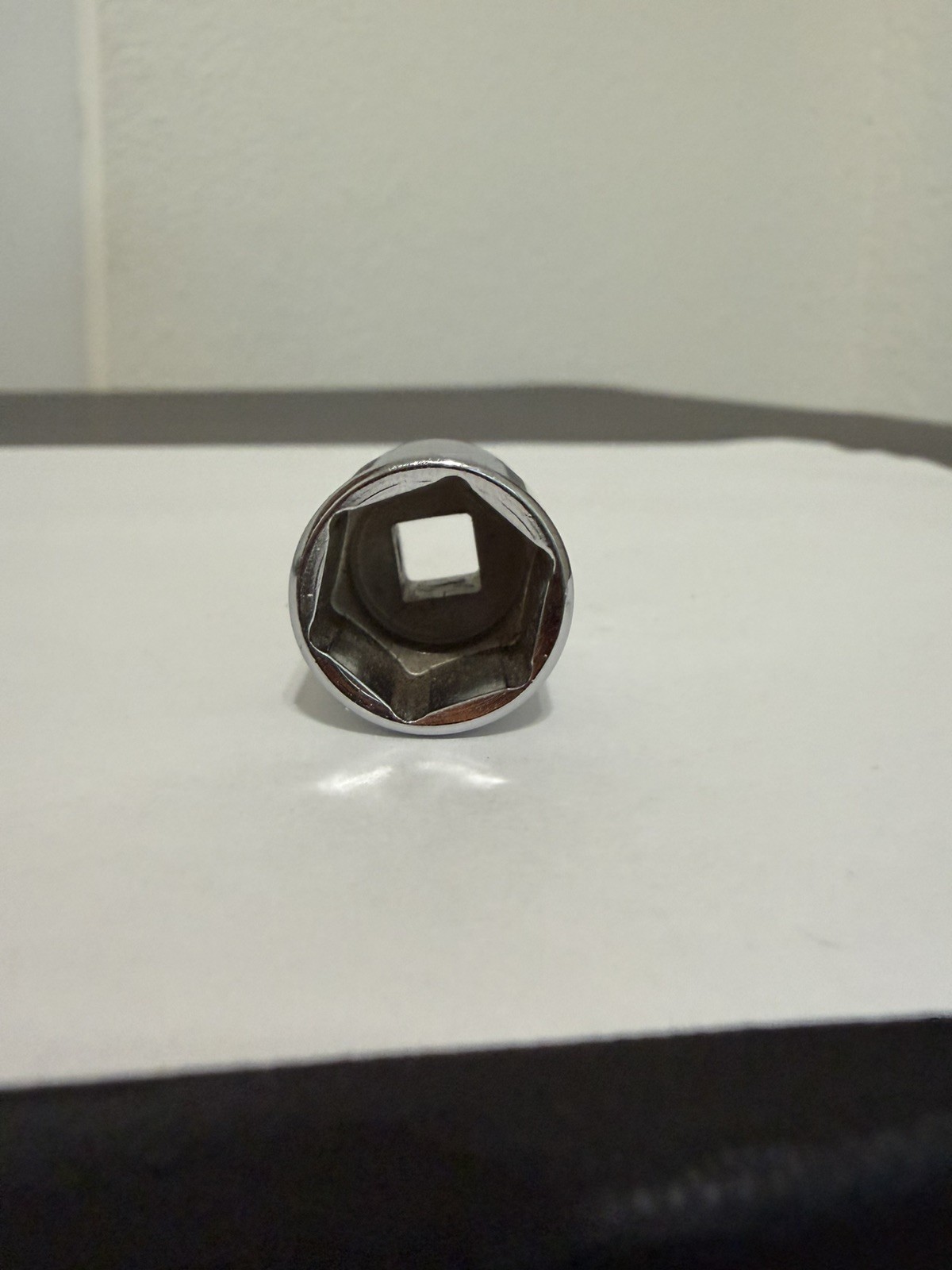 SNAP ON 9/16″ TM18 1/4″ DRIVE SAE 6 POINT SHALLOW CHROME SOCKET TM 18 9/16 «