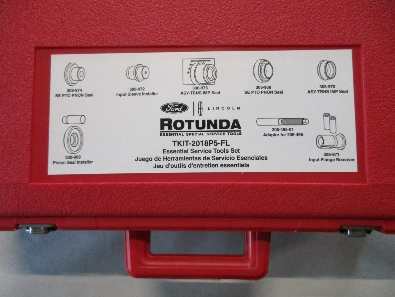 FORD ROTUNDA OTC TOOL TKIT-2018P5-FL CD4.2 PTU ESSENTIAL SERVICE TOOLS SET