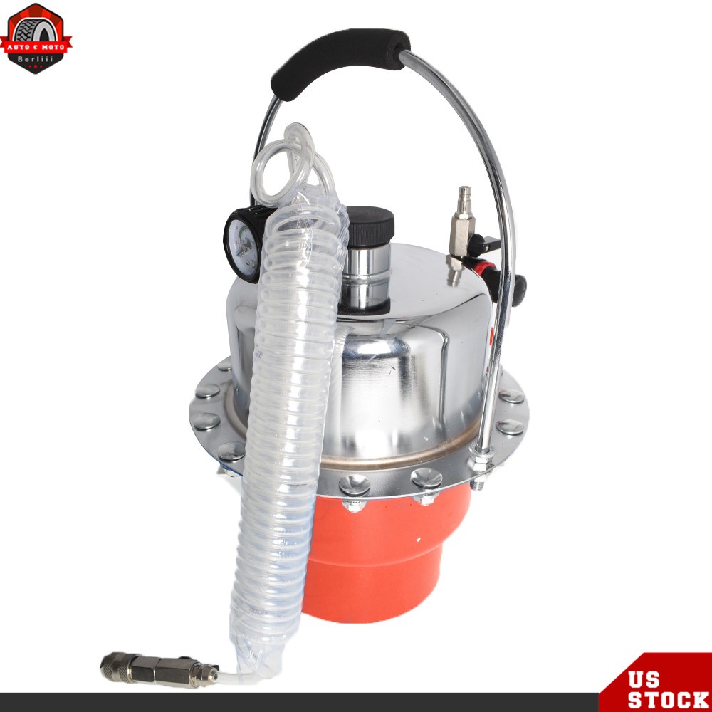 Brake & Clutch Bleeder Valve System Kit + Portable Pneumatic Air Pressure Kit