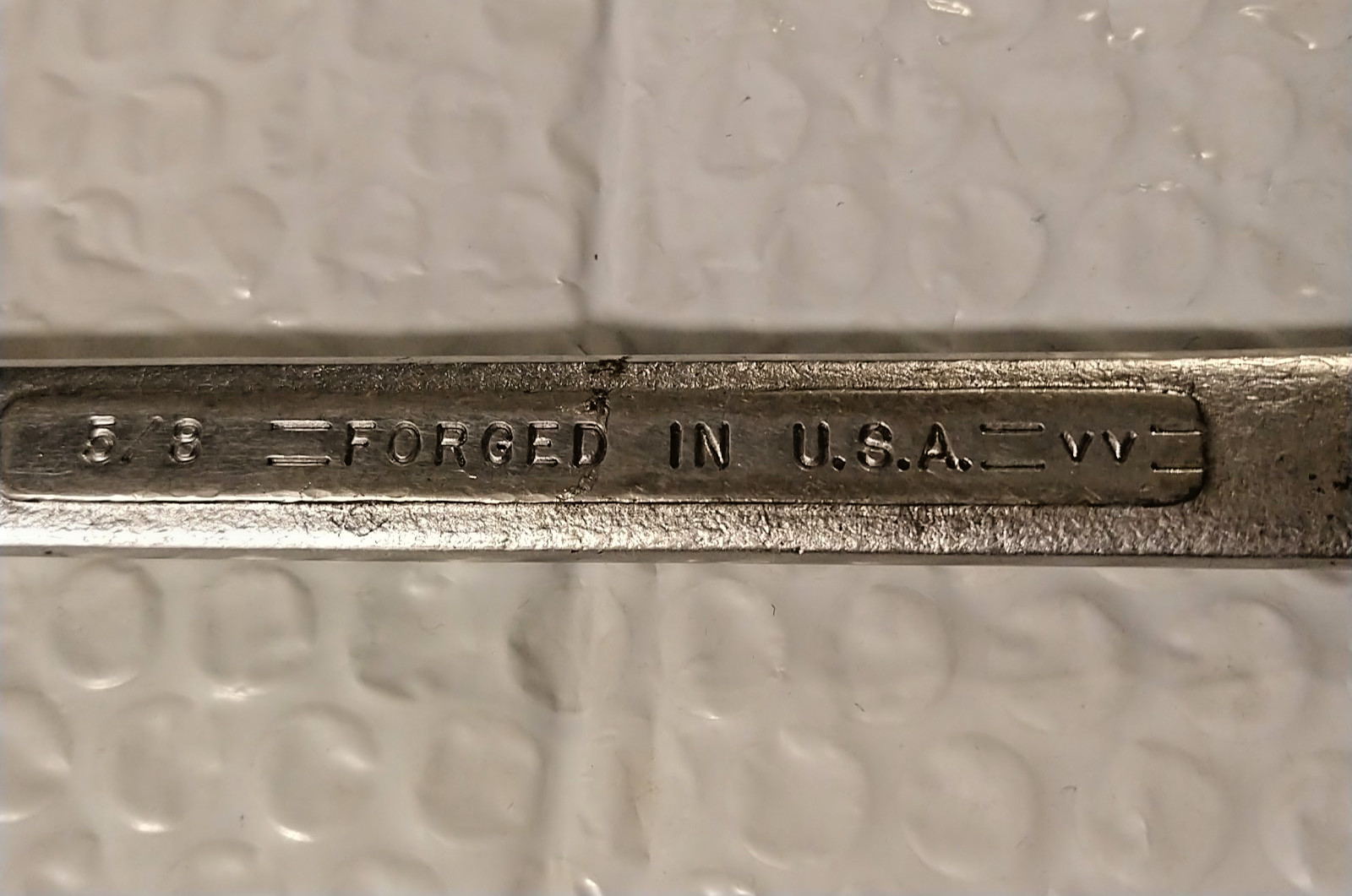 CRAFTSMAN TOOLS USA VV, 5/8″ COMBINATION WRENCH, 7.75″ LONG, 12 POINT.